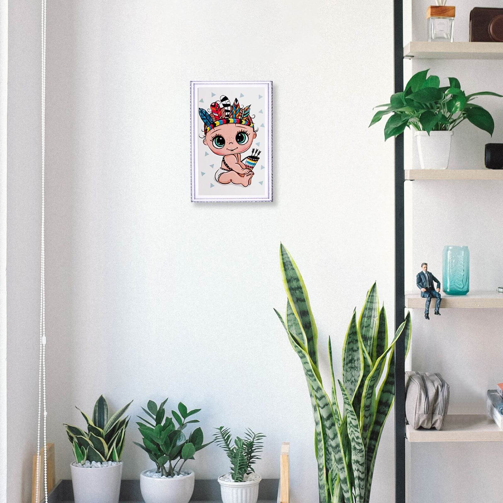 5D Diamond Painting 20x30 cm | The Indian (LC043e) – Diamond painting | Varvikas.Shop