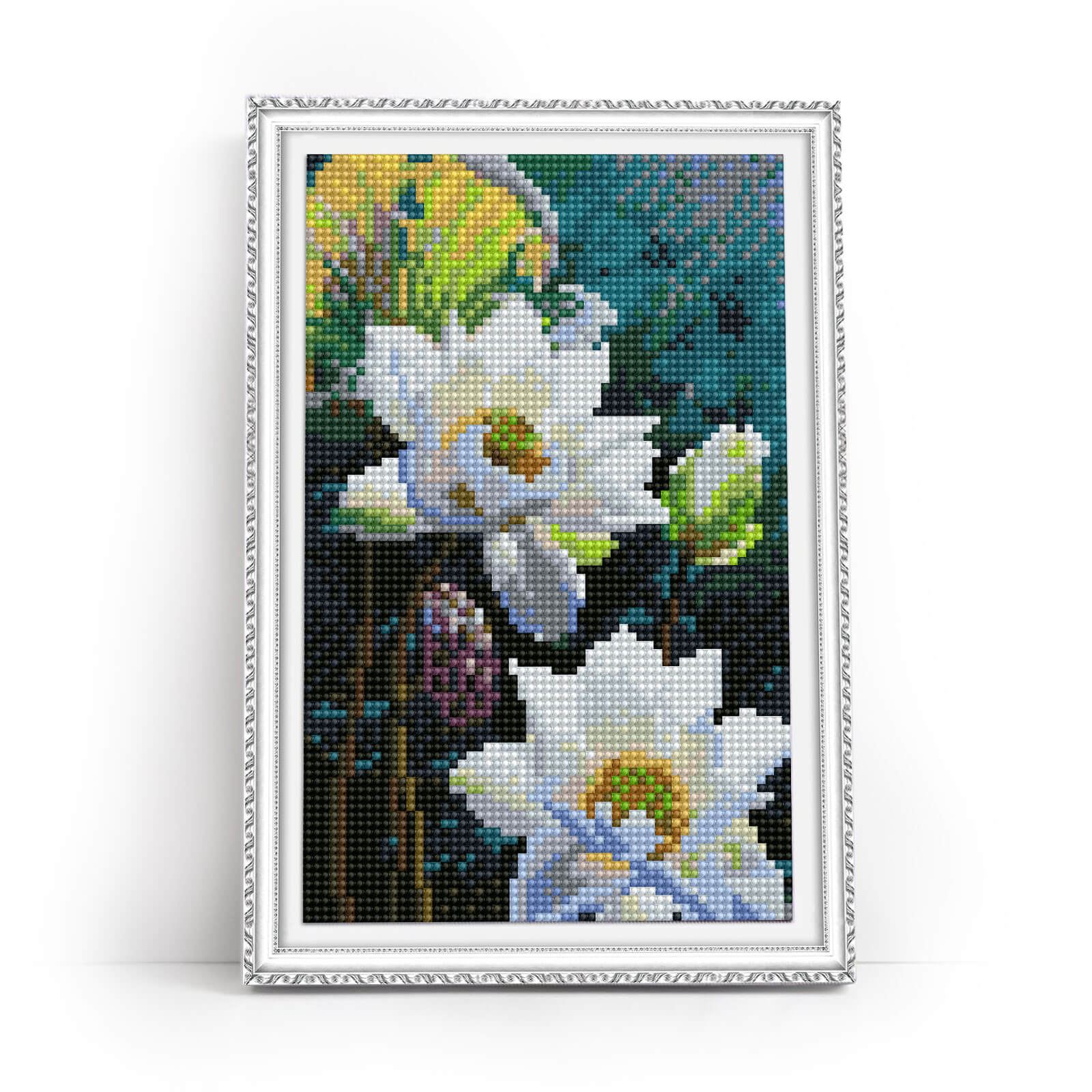 5D Diamond Painting 20x30 cm | The Tenderness of the Lotus (LC051e) – Diamond painting | Varvikas.Shop