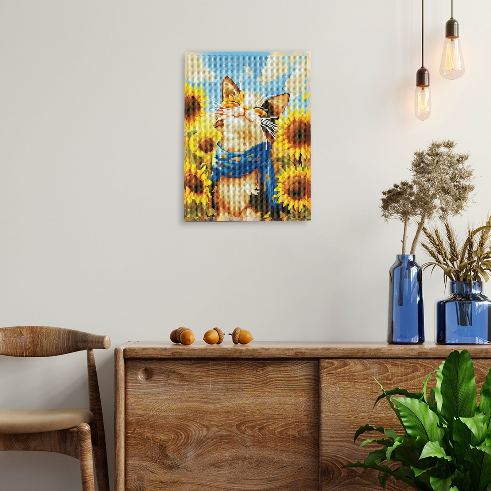 5D Diamond Painting 30×40 cm, Summer Purr (LE171e) – Diamond painting | Varvikas.Shop