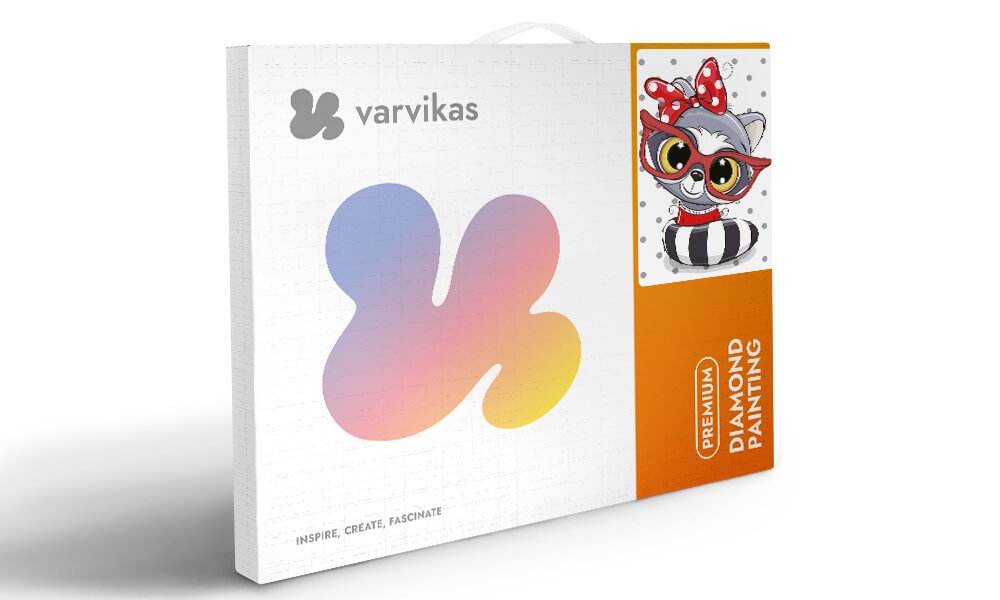 5D Diamond Painting 30x40 cm | Baby Raccoon (LE104e) – Diamond painting | Varvikas.Shop