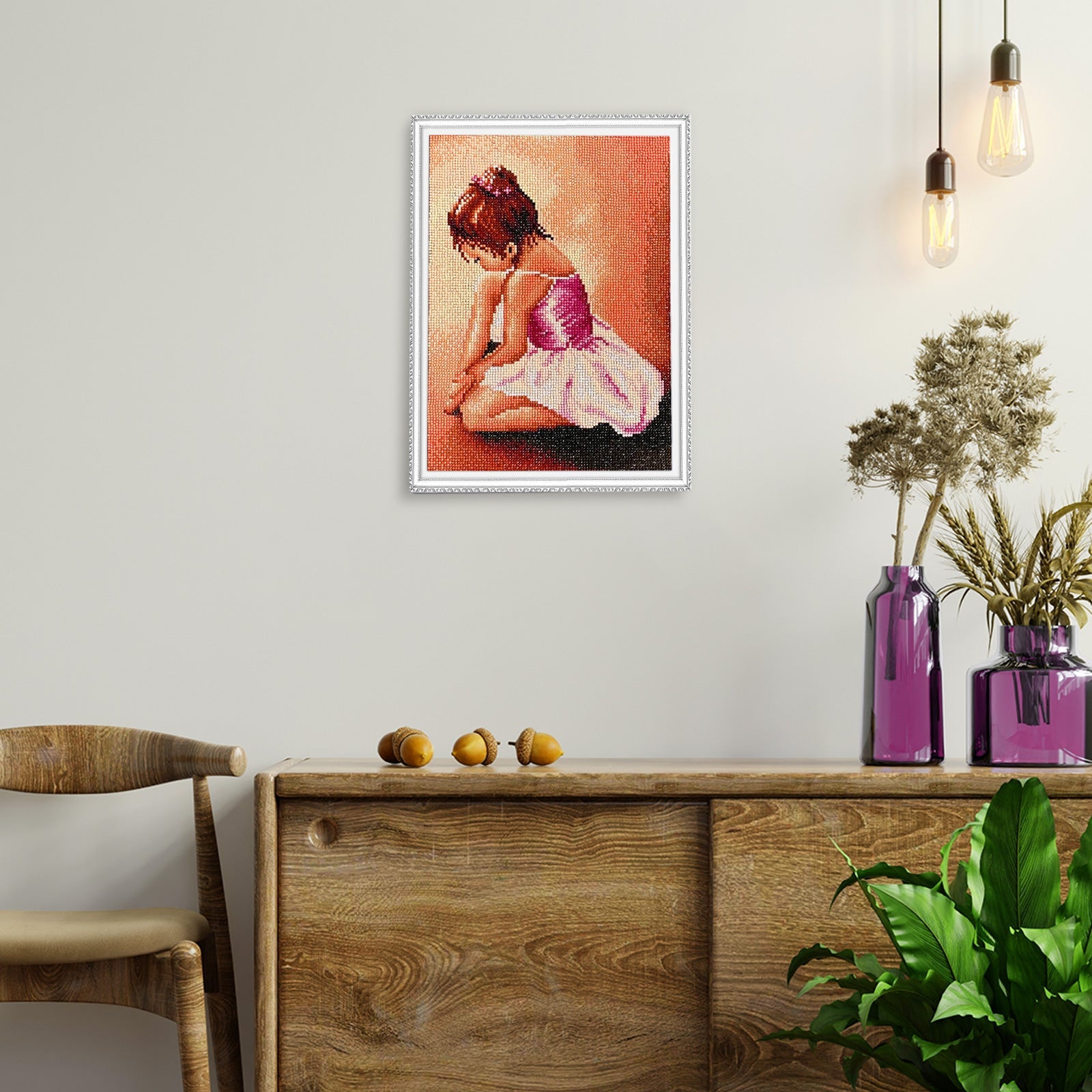 5D Diamond Painting 30x40 cm | Ballerina baby (LE038e) – Diamond painting | Varvikas.Shop