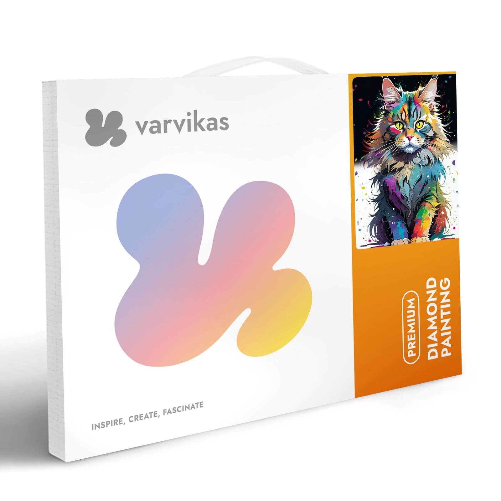 5D Diamond Painting 30x40 cm | Bright Maine Coon (LE156e) – Diamond painting | Varvikas.Shop