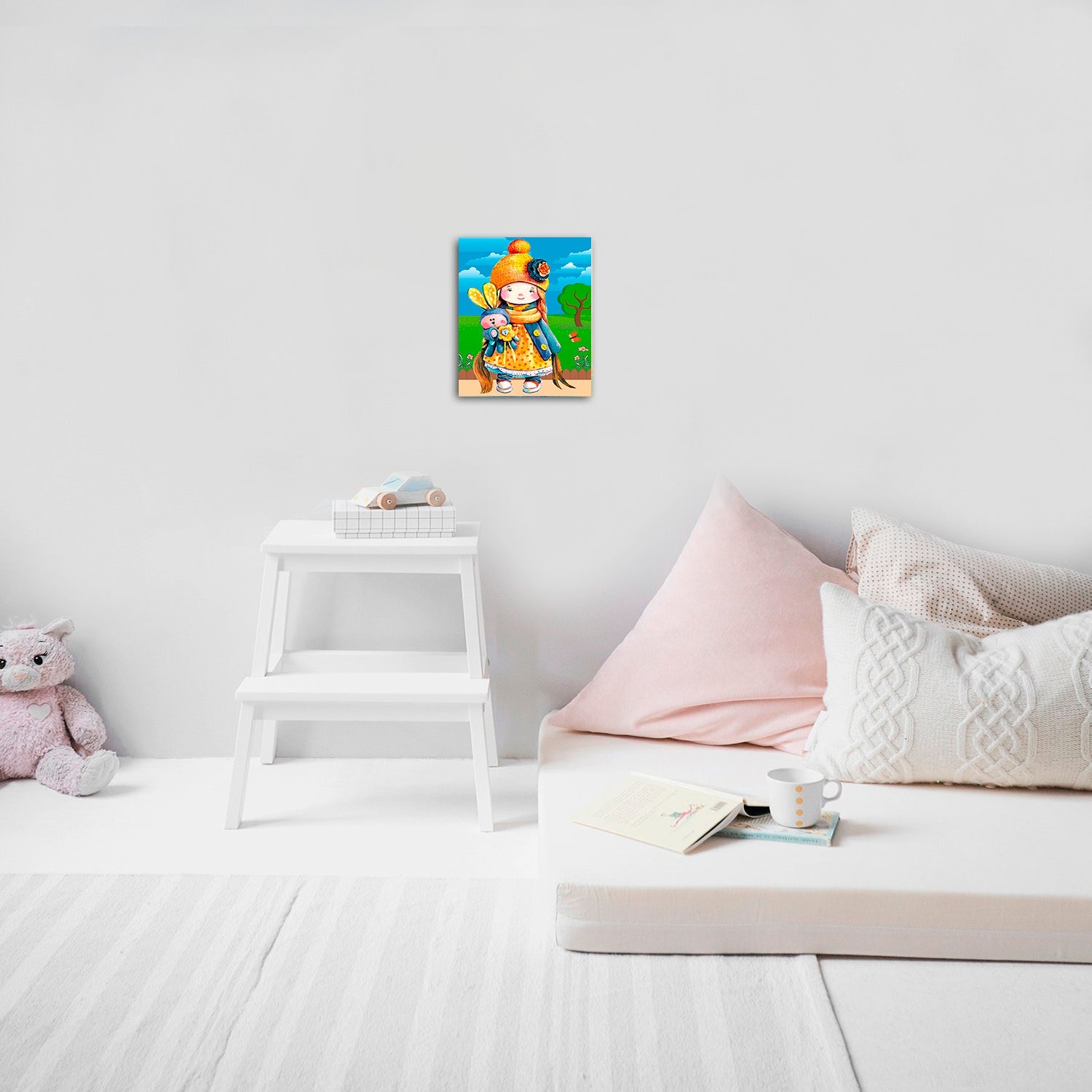 5D Diamond Painting 30x40 cm | Little Girl with a Toy (LE098e) – Diamond painting | Varvikas.Shop