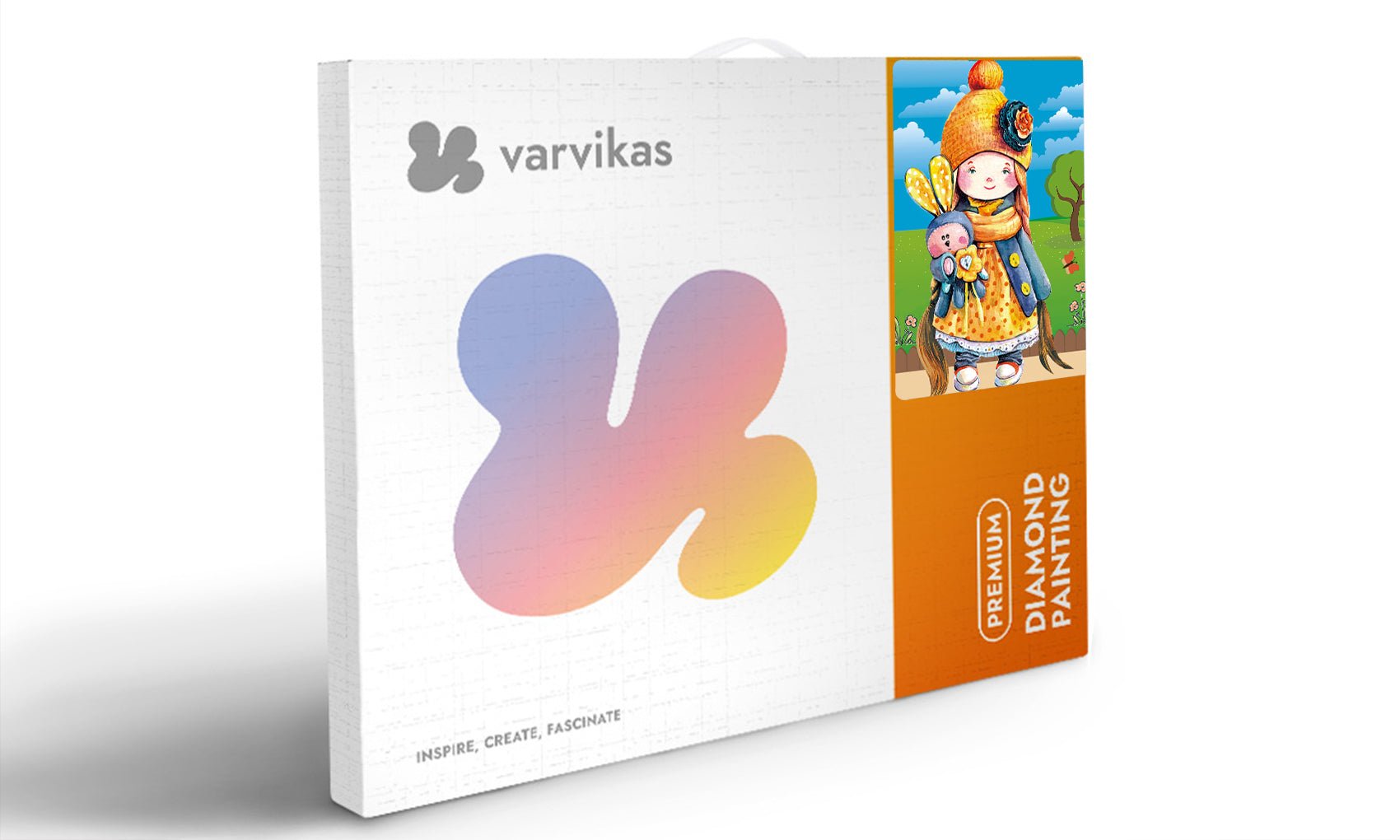 5D Diamond Painting 30x40 cm | Little Girl with a Toy (LE098e) – Diamond painting | Varvikas.Shop