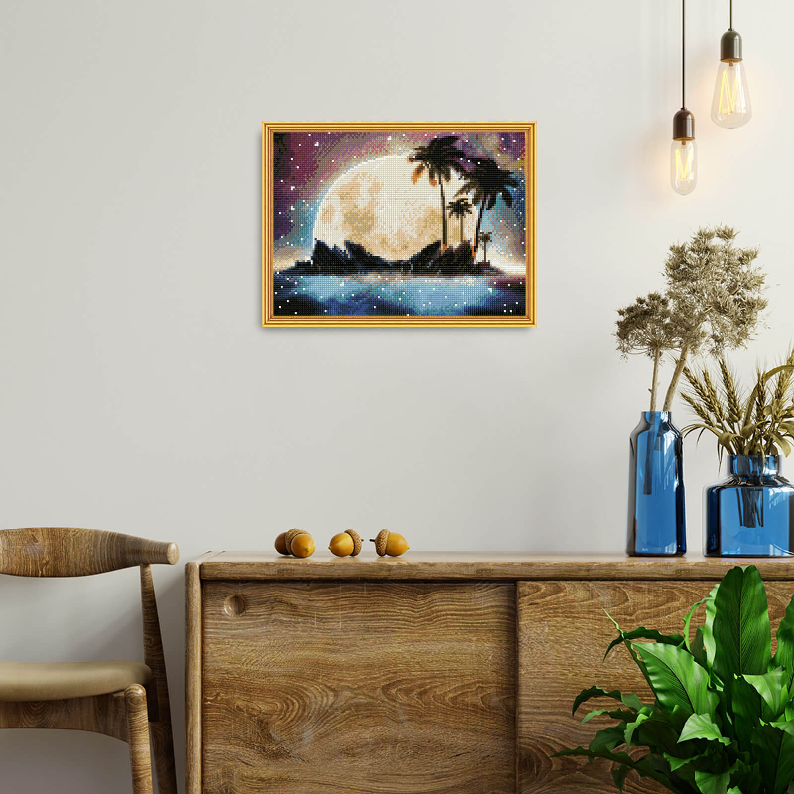 5D Diamond Painting 30x40 cm | Moon Magic (LE142e) – Diamond painting | Varvikas.Shop