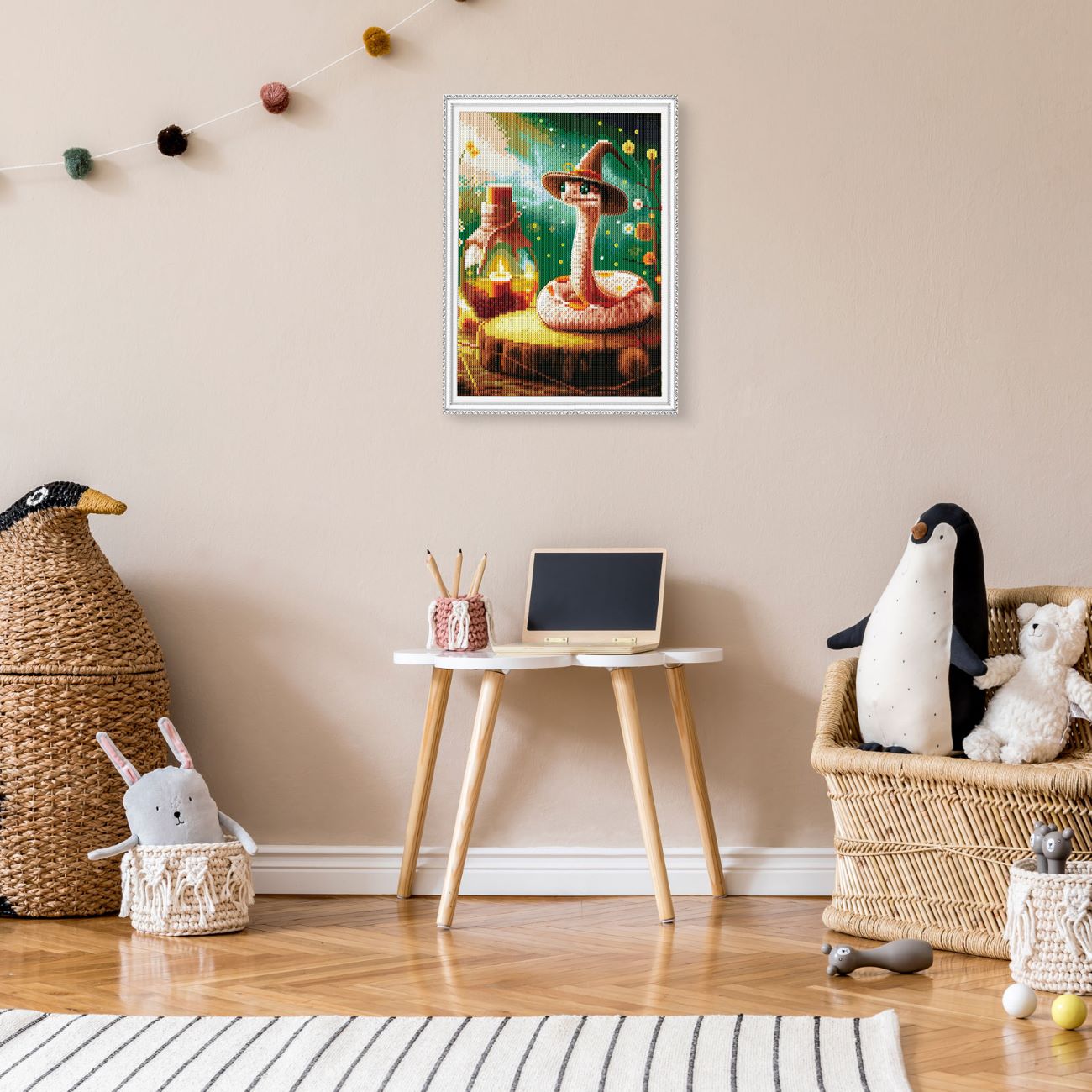 5D Diamond Painting 30x40 cm | Snakey the Sorceress (LE160e) – Diamond painting | Varvikas.Shop