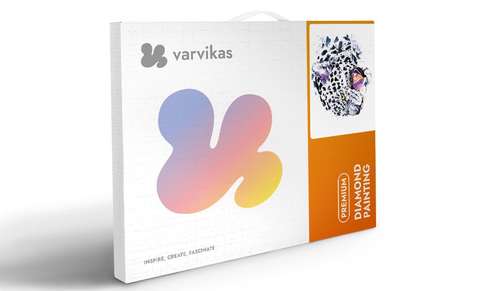 5D Diamond Painting 30x40 cm | Snow Leopard (LE017e) – Diamond painting | Varvikas.Shop
