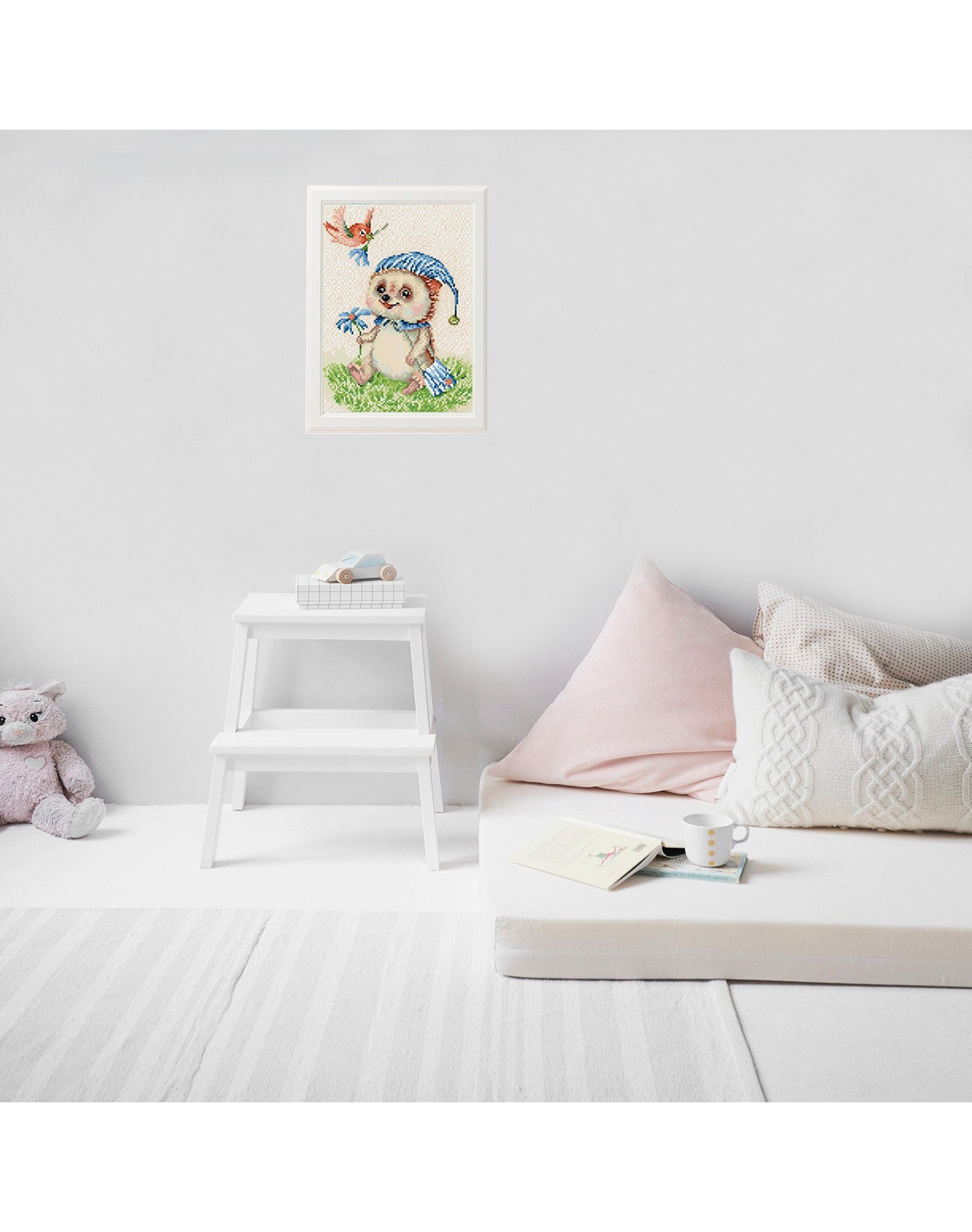 5D Diamond Painting 30x40 cm | Summer hedgehog (LE029e) – Diamond painting | Varvikas.Shop