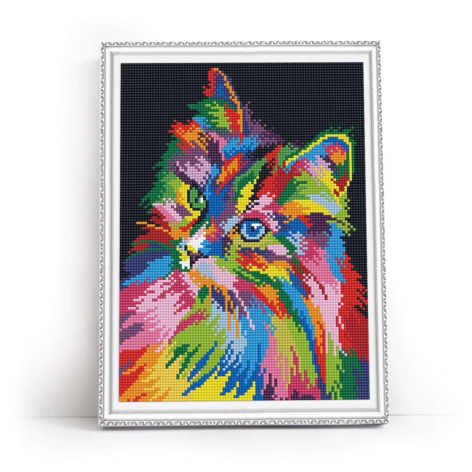 5D Diamond Painting 30x40 cm | Through the eyes of a cat (LE136e) – Diamond painting | Varvikas.Shop