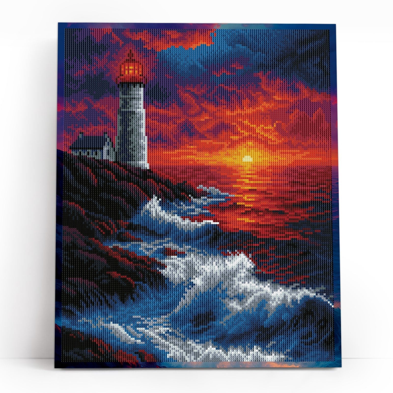 5D Diamond Painting 40×50 cm, Lighthouse (LG404e) – Diamond painting | Varvikas.Shop