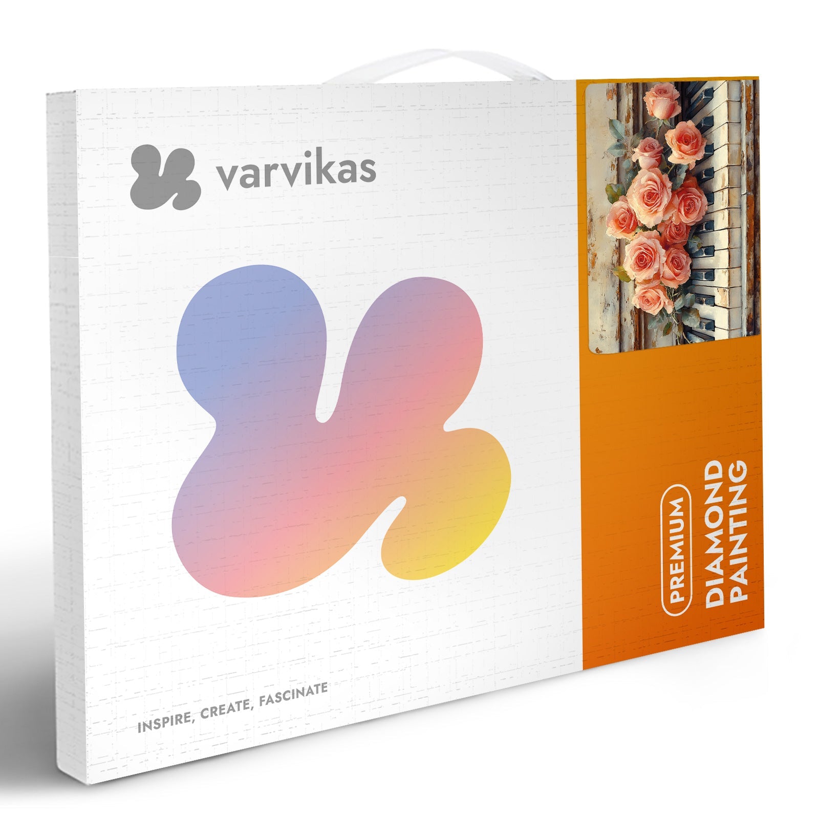 5D Diamond Painting 40×50 cm, Rose Melody (LG397e) – Diamond painting | Varvikas.Shop