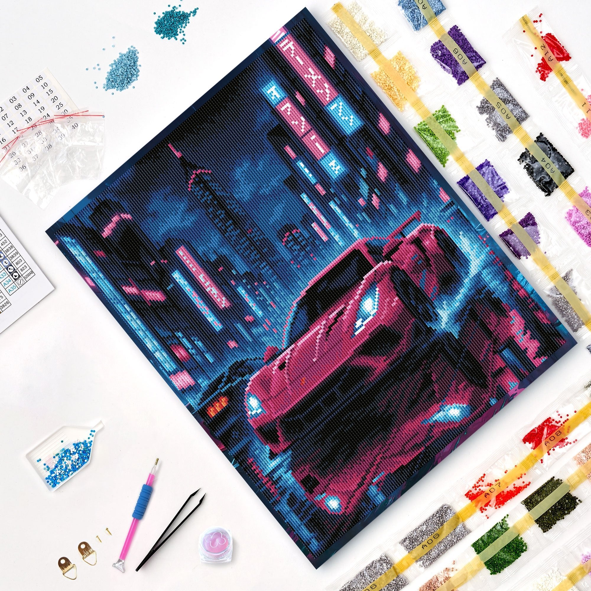 5D Diamond Painting 40×50 cm, The City Ghost (LG398e) – Diamond painting | Varvikas.Shop