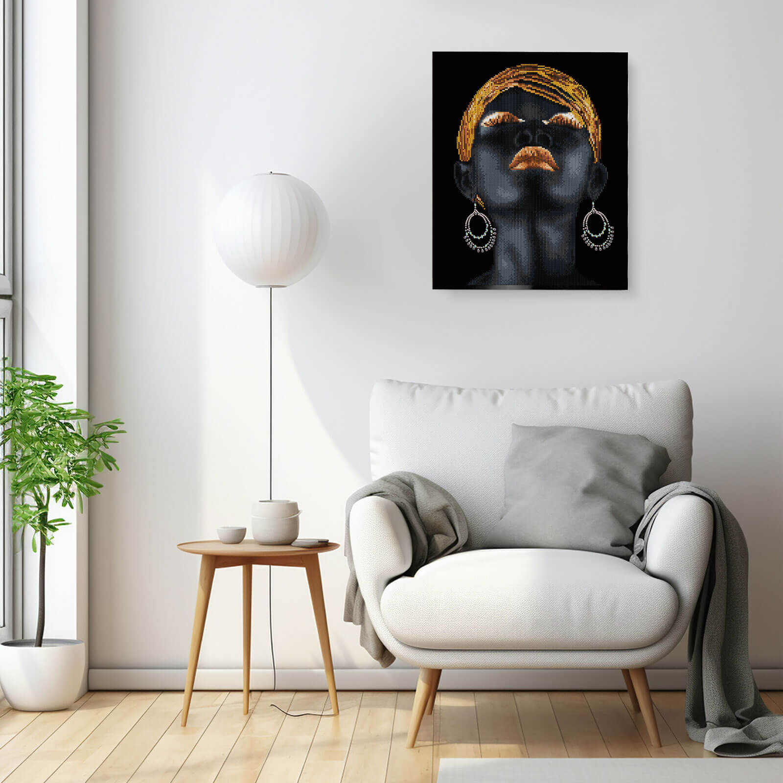 5D Diamond Painting 40x50 cm | African grace (LG349e) – Diamond painting | Varvikas.Shop