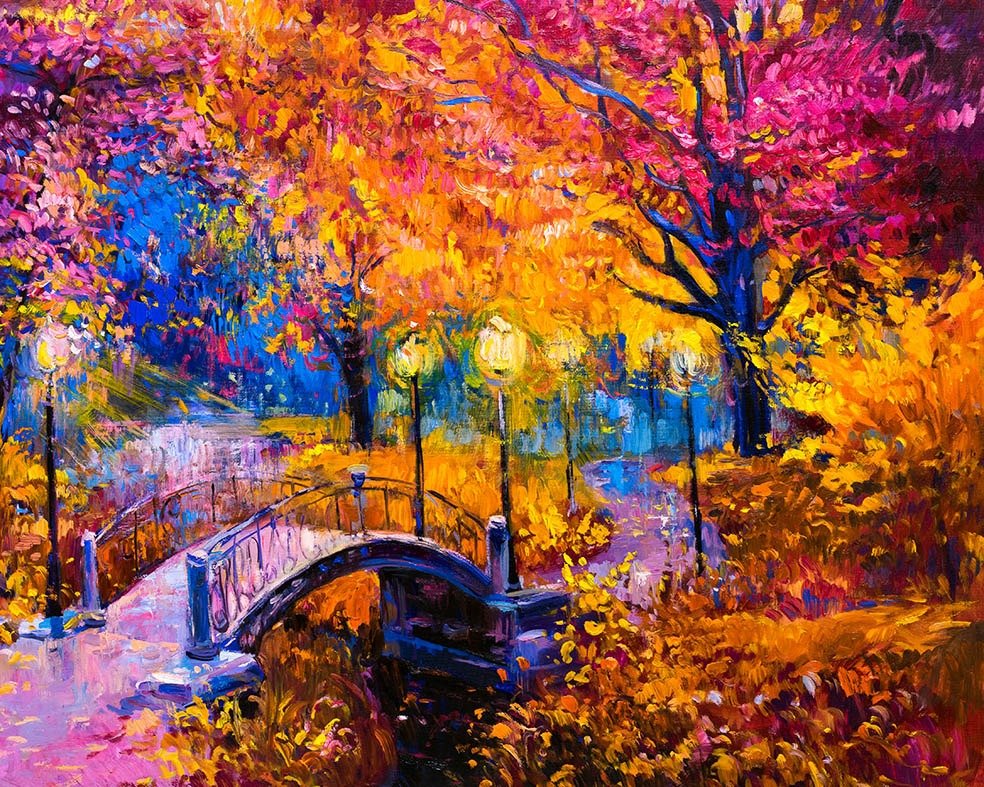 5D Diamond Painting 40x50 cm | Autumn Colours (LG256e) – Diamond painting | Varvikas.Shop