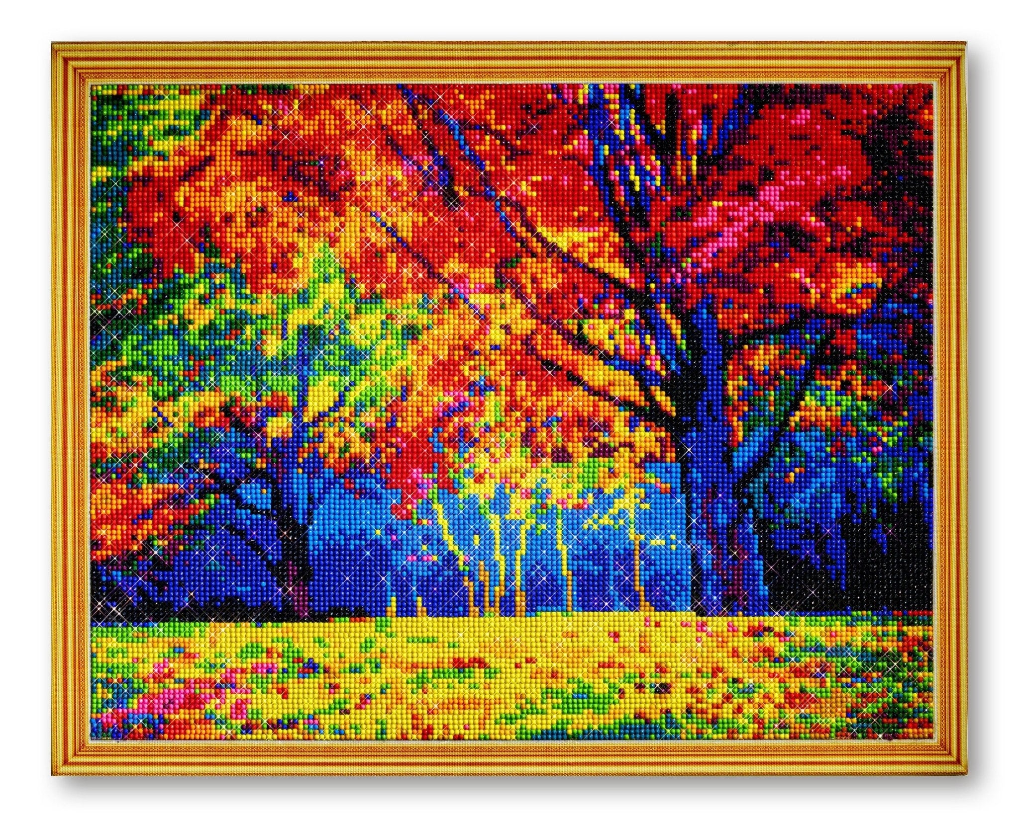 5D Diamond Painting 40x50 cm | Autumn Forest (LG229e) – Diamond painting | Varvikas.Shop