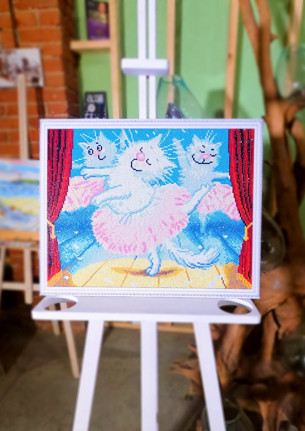 5D Diamond Painting 40x50 cm | Ballerinas (LG272e) – Diamond painting | Varvikas.Shop