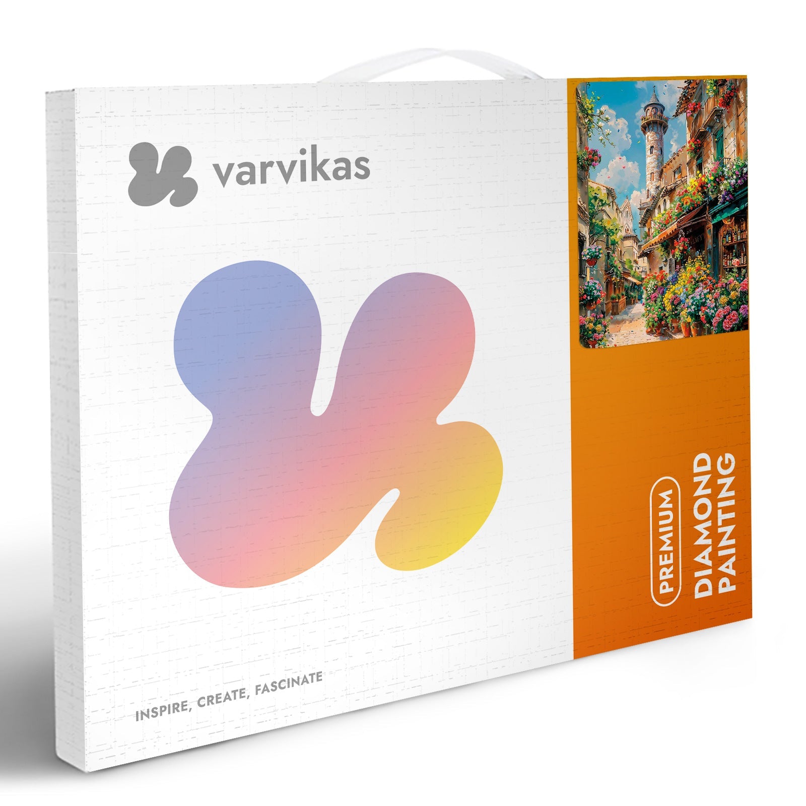 5D Diamond Painting 40x50 cm | Blooming Street (LG365e) – Diamond painting | Varvikas.Shop