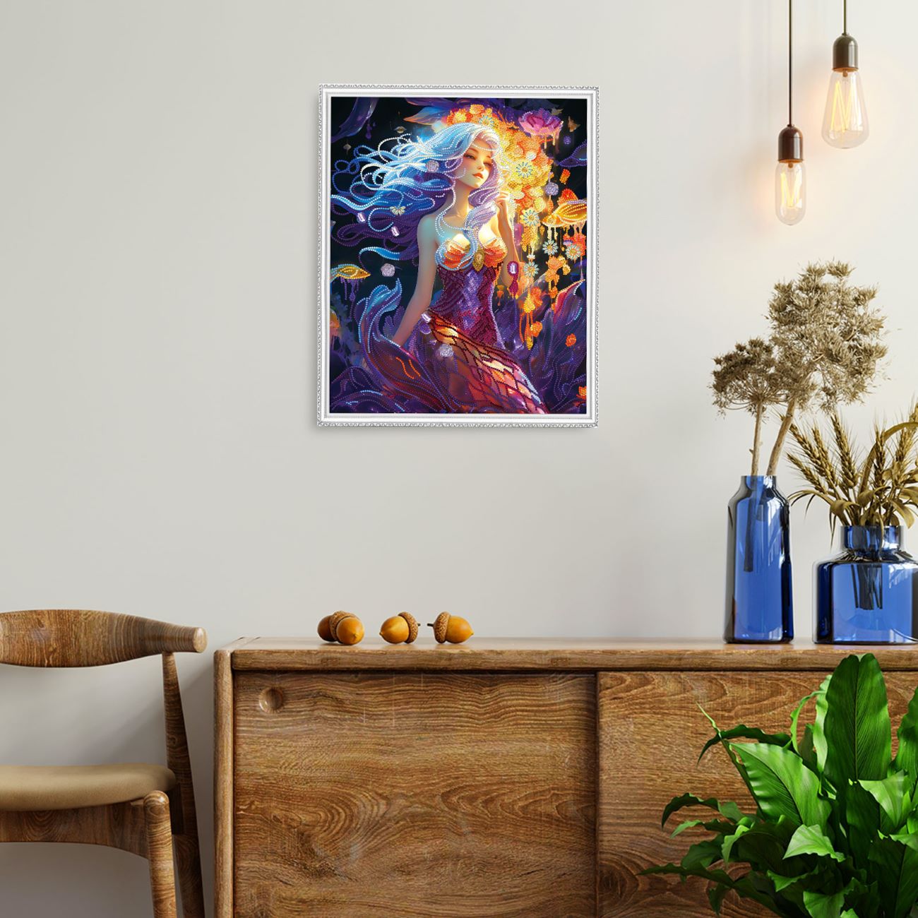 5D Diamond Painting 40x50 cm | Charming Mermaid (LGPS006e) – Diamond painting | Varvikas.Shop