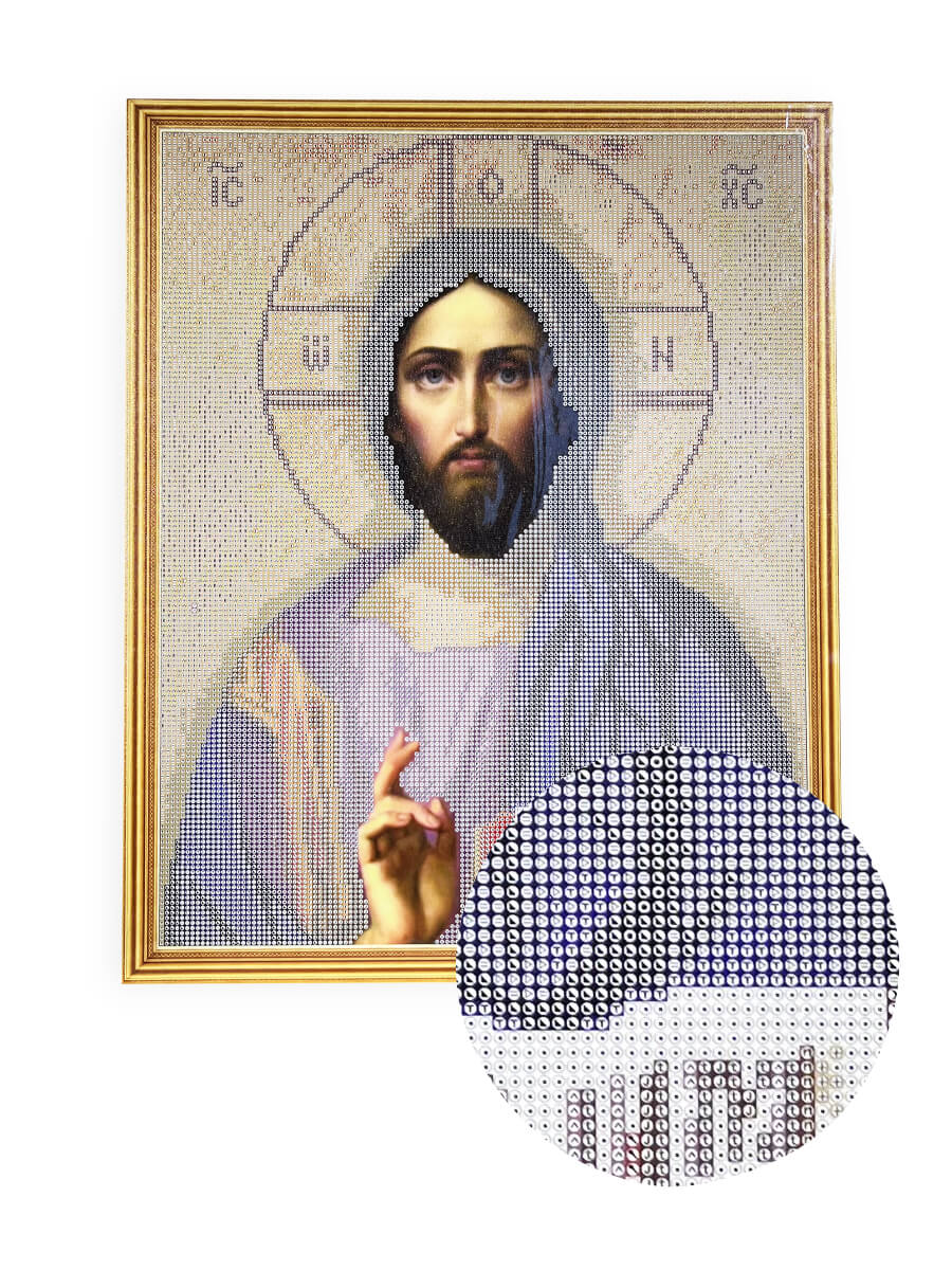5D Diamond Painting 40x50 cm | Christ Pantocrator (LGP028e) – Diamond painting | Varvikas.Shop