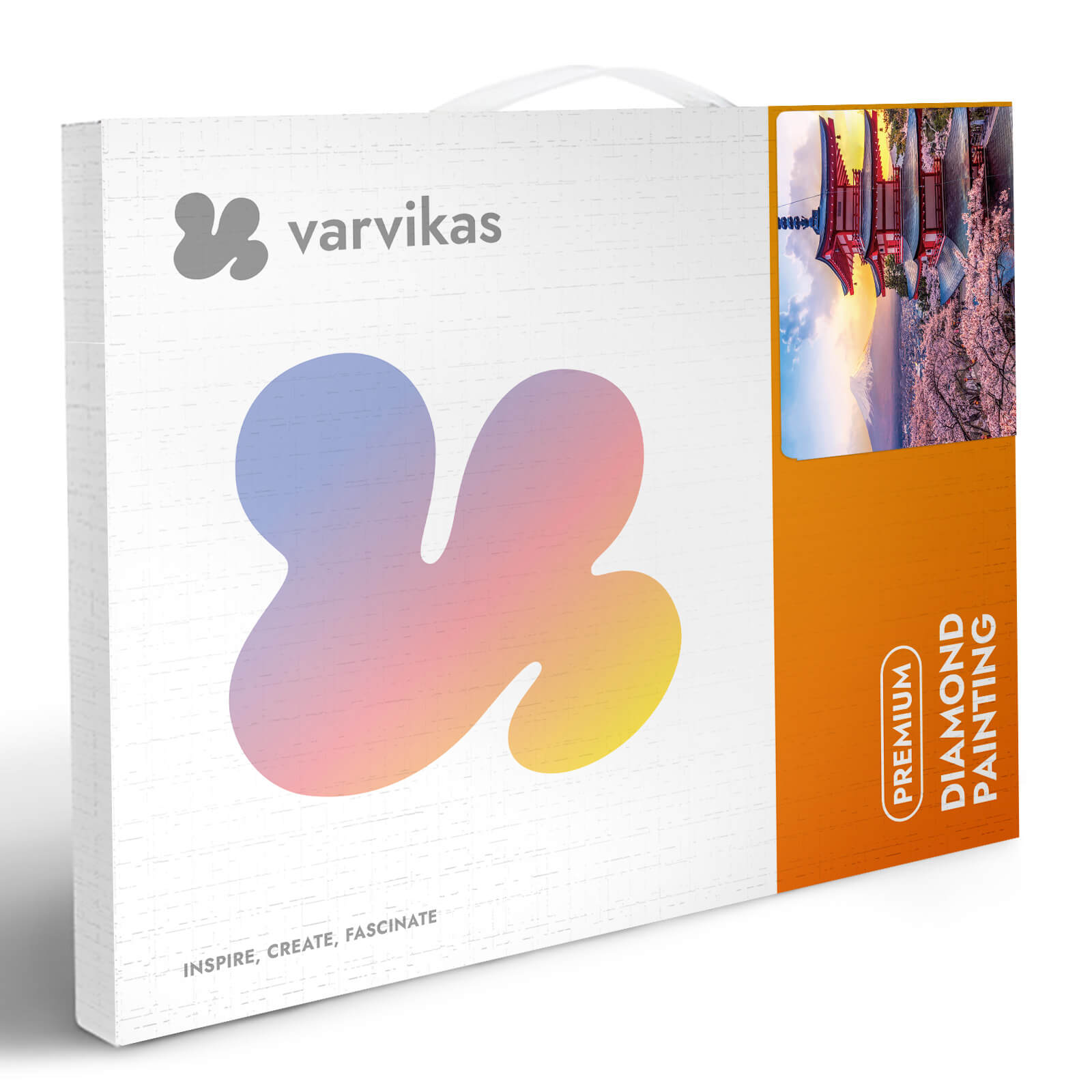 5D Diamond Painting 40x50 cm | Chureito Pagoda (LG201e) – Diamond painting | Varvikas.Shop