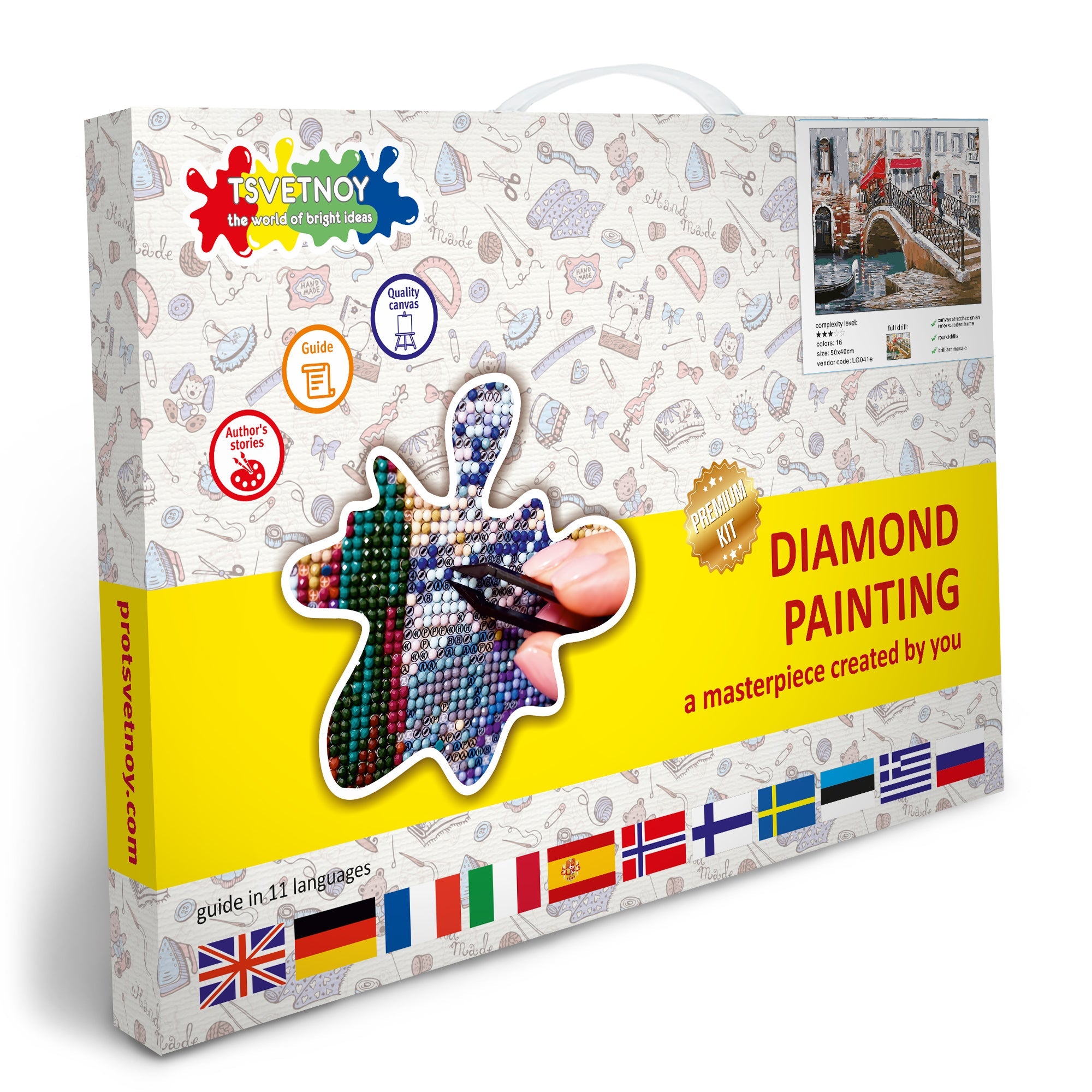 5D Diamond Painting 40x50 cm | City Bridge (LG041e) – Diamond painting | Varvikas.Shop