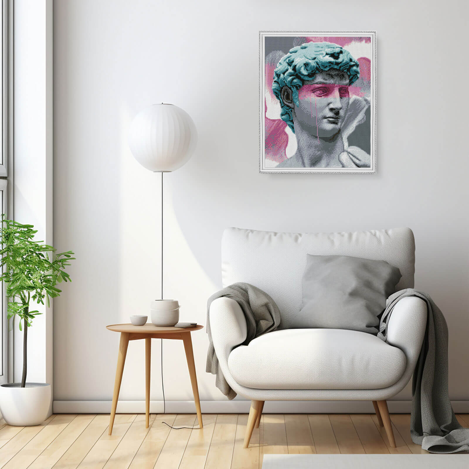 5D Diamond Painting 40x50 cm | David (LG324e) – Diamond painting | Varvikas.Shop