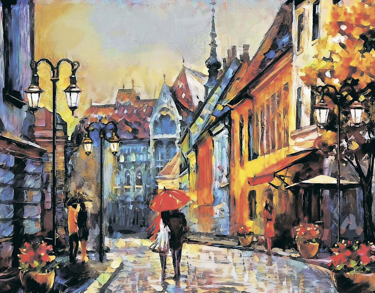 5D Diamond Painting 40x50 cm | European Town (LG248e) – Diamond painting | Varvikas.Shop