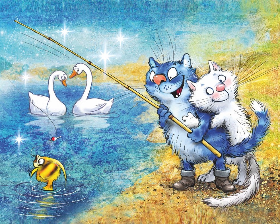 5D Diamond Painting 40x50 cm | Fishing Time (LG278e) – Diamond painting | Varvikas.Shop