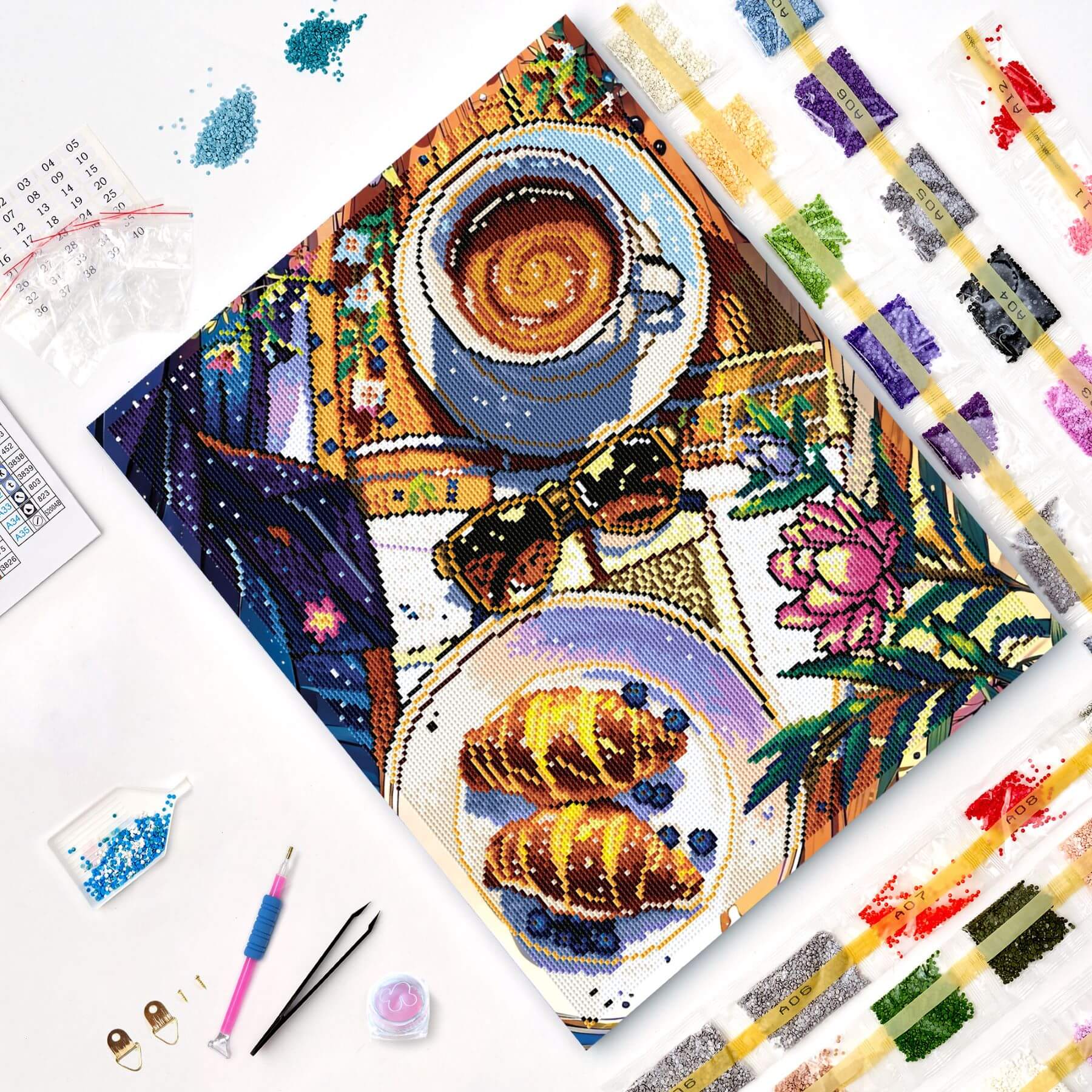 5D Diamond Painting 40x50 cm | Fragrance of Dawn (LG381e) – Diamond painting | Varvikas.Shop