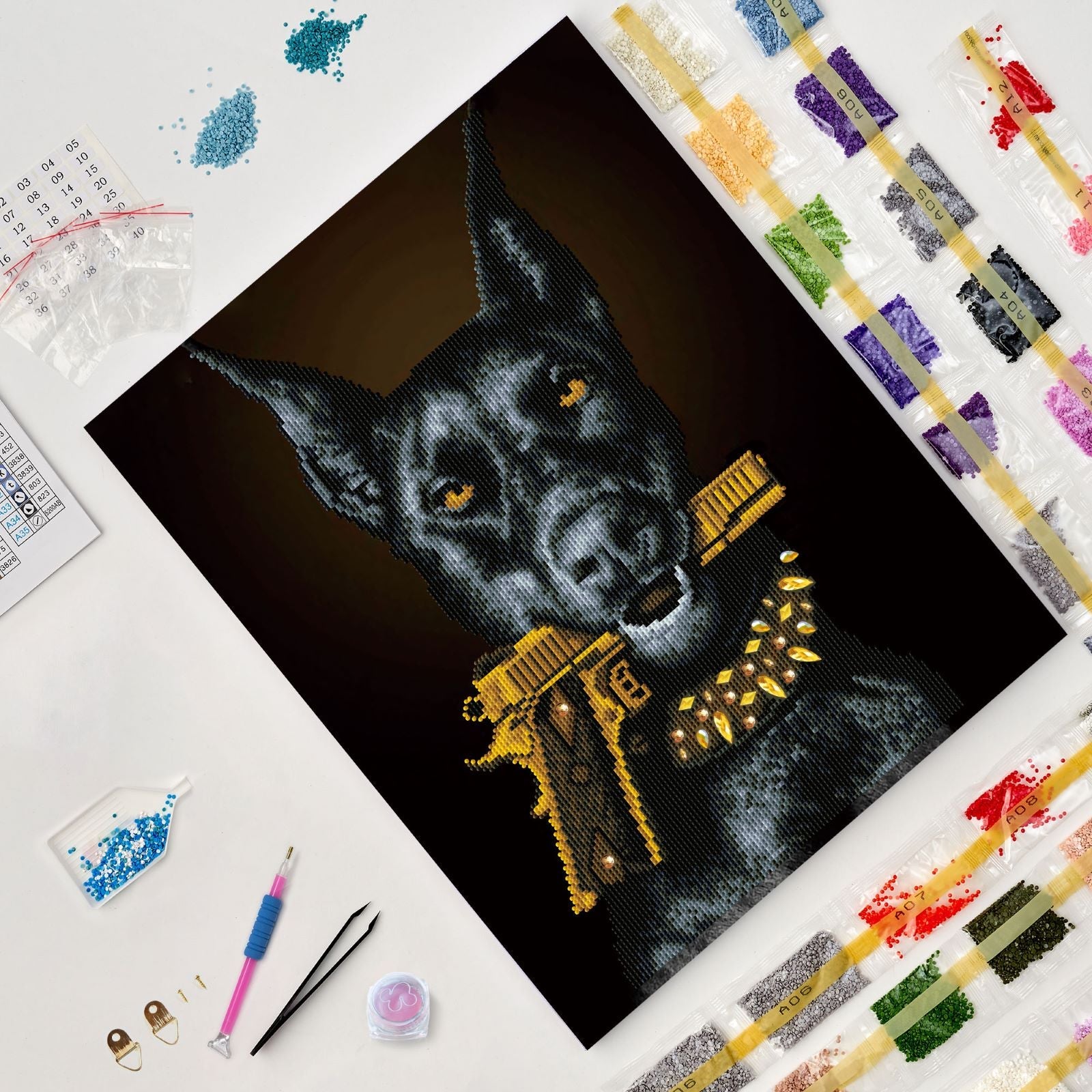 5D Diamond Painting 40x50 cm | Guardian of order (LG348e) – Diamond painting | Varvikas.Shop