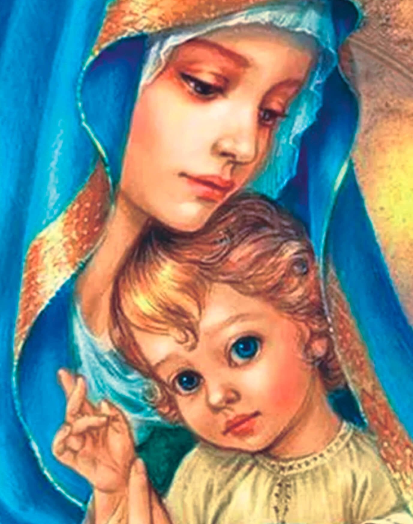 5D Diamond Painting 40x50 cm | Holy Mother (LG237e) – Diamond painting | Varvikas.Shop