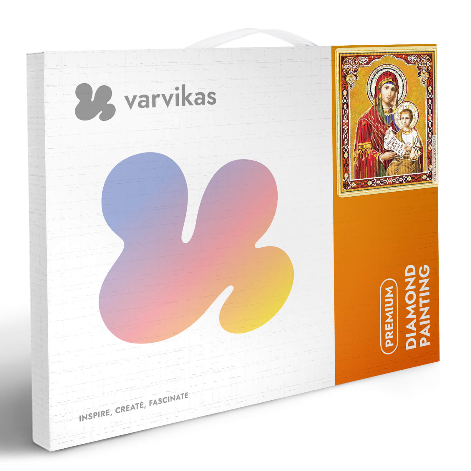 5D Diamond Painting 40x50 cm | Icon of Our Lady of Kazan (LGPS001e) – Diamond painting | Varvikas.Shop
