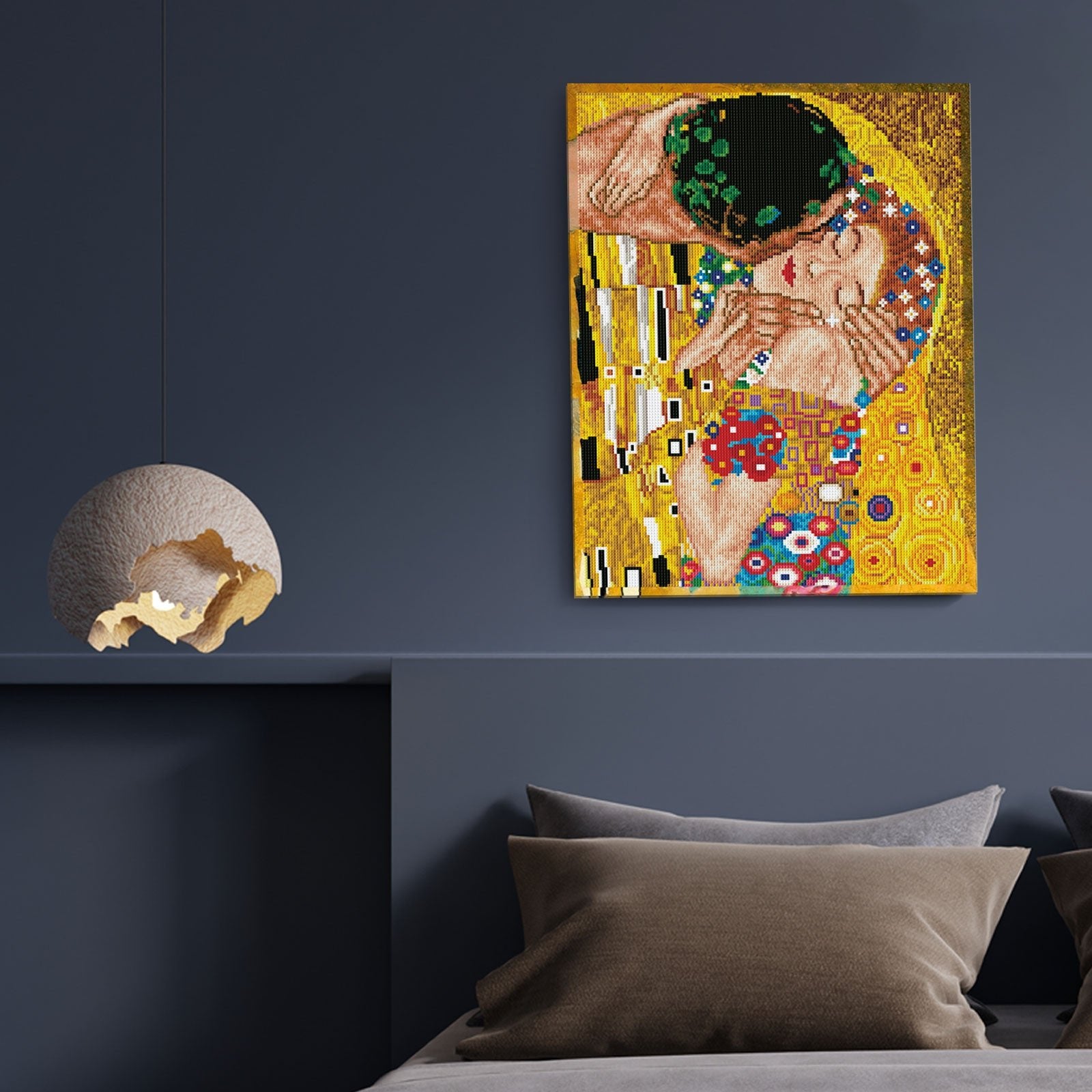 5D Diamond Painting 40x50 cm | Klimt. The Lovers (LG382e) – Diamond painting | Varvikas.Shop