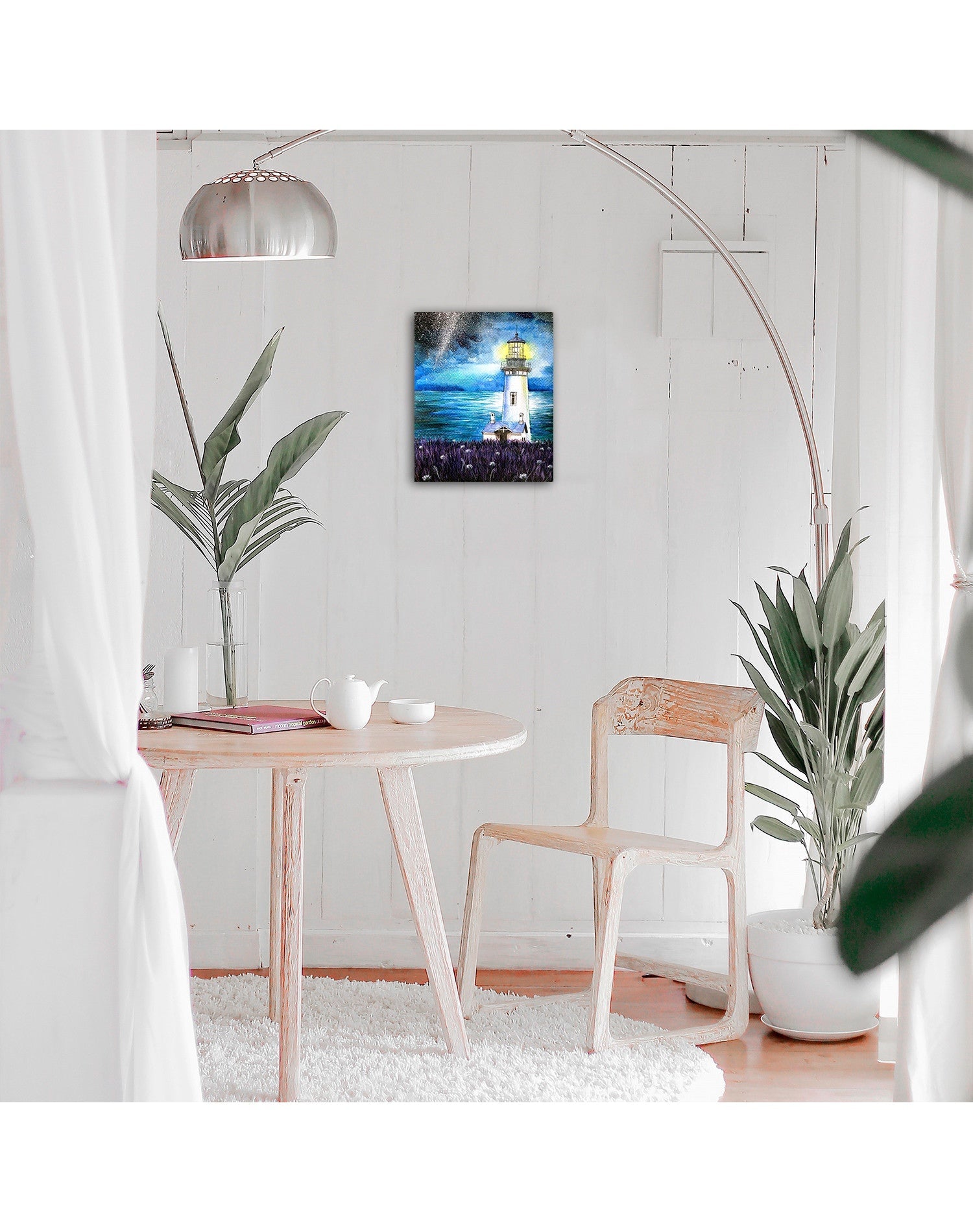 5D Diamond Painting 40x50 cm | Lighthouse in the Night (LG060e) – Diamond painting | Varvikas.Shop