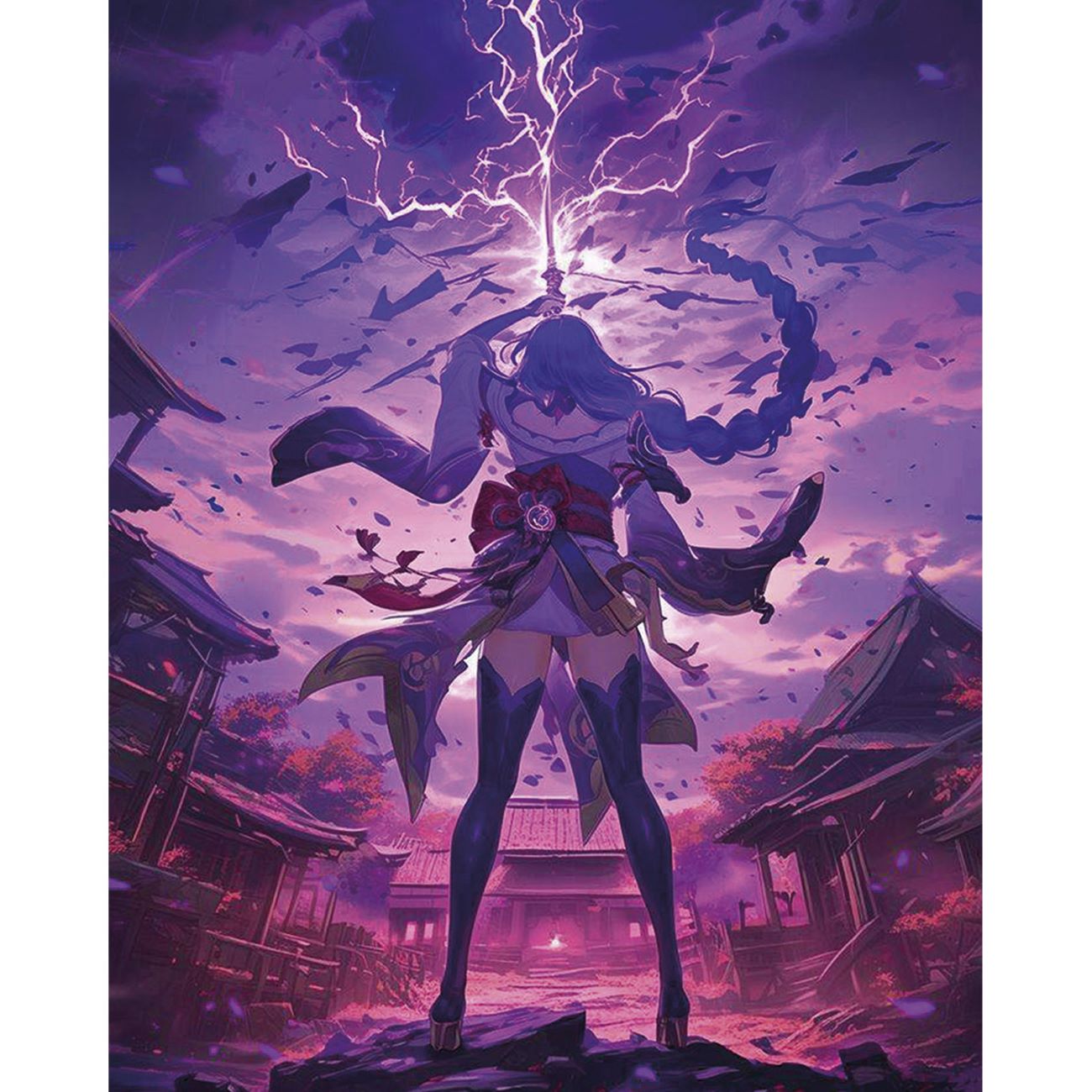 5D Diamond Painting 40x50 cm | Lightning Goddess (LG358e) – Diamond painting | Varvikas.Shop