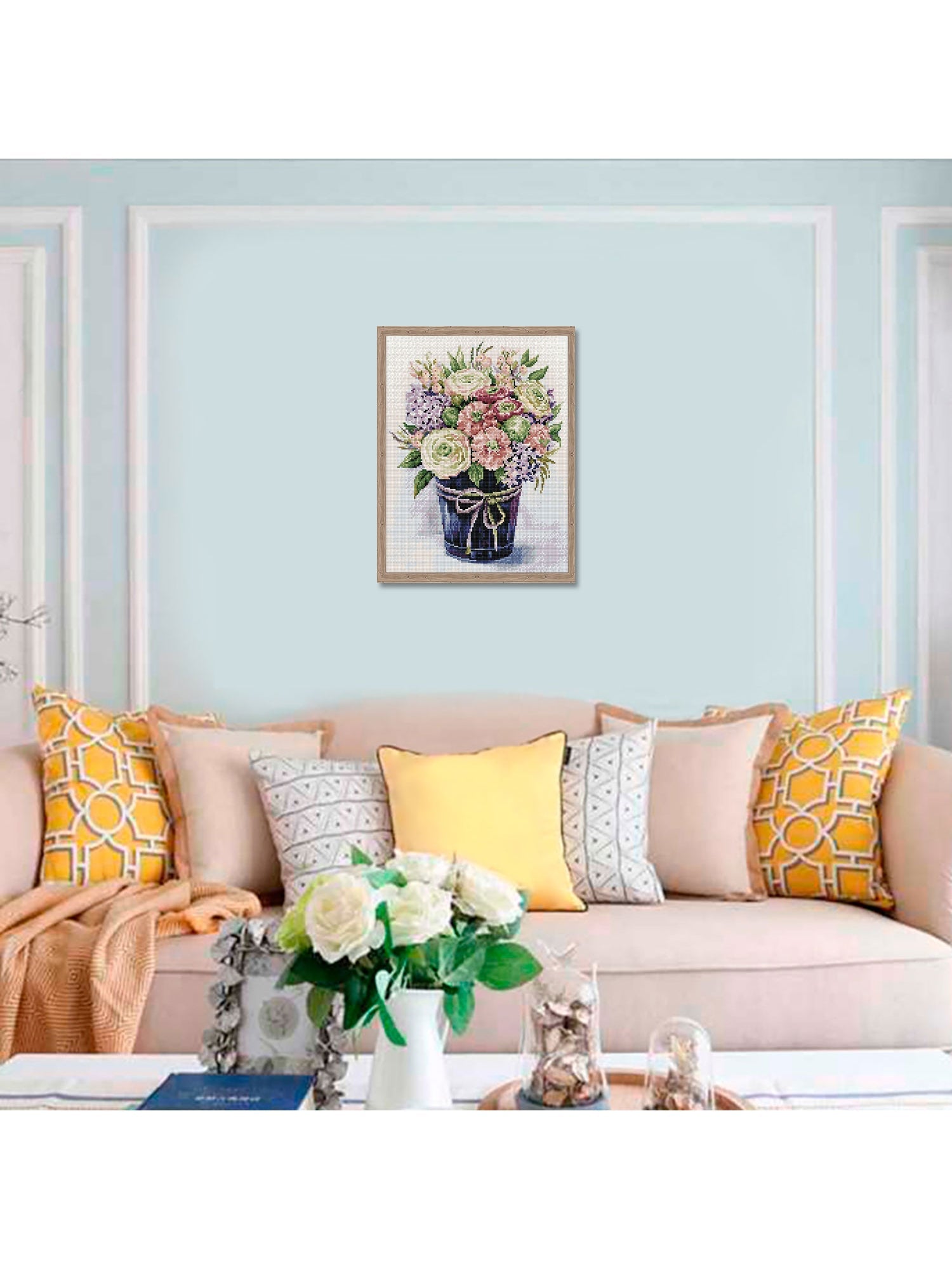 5D Diamond Painting 40x50 cm | Lilac tenderness (LG028e) – Diamond painting | Varvikas.Shop