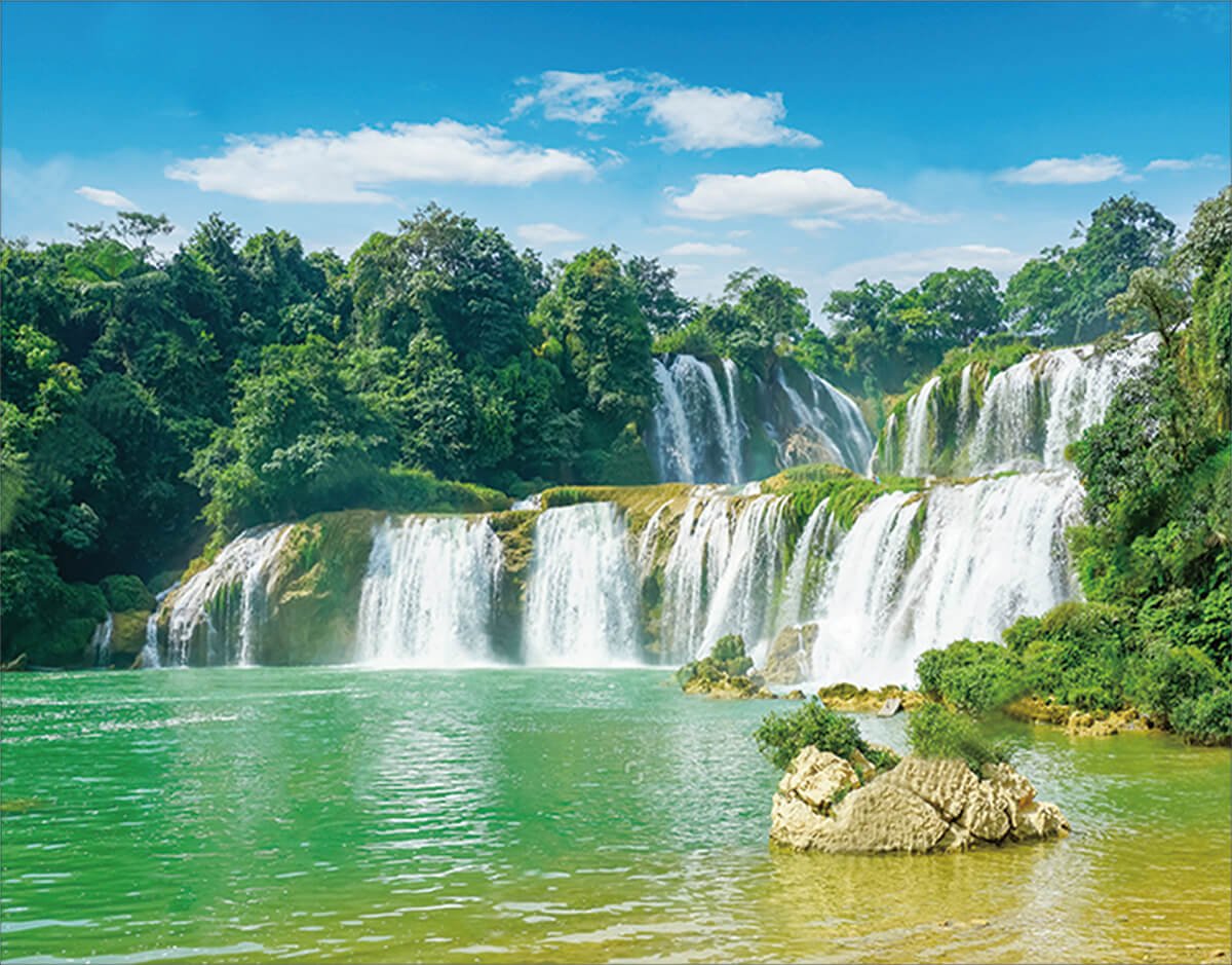 5D Diamond Painting 40x50 cm | Majestic Waterfall (LG202e) – Diamond painting | Varvikas.Shop