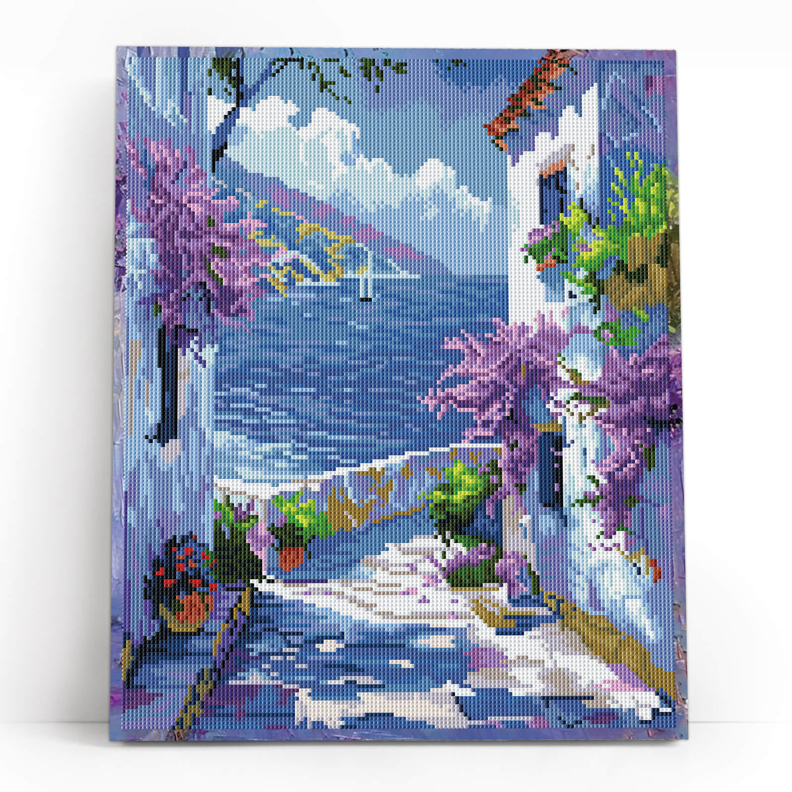 5D Diamond Painting 40x50 cm | Mediterranean Dream (LG370e) – Diamond painting | Varvikas.Shop