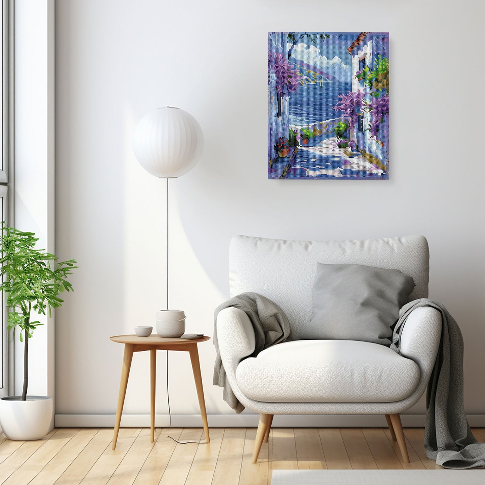 5D Diamond Painting 40x50 cm | Mediterranean Dream (LG370e) – Diamond painting | Varvikas.Shop