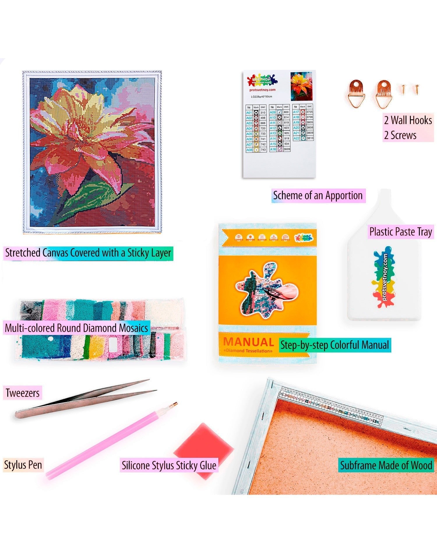 5D Diamond Painting 40x50 cm | Orange Lily (LG228e) – Diamond painting | Varvikas.Shop