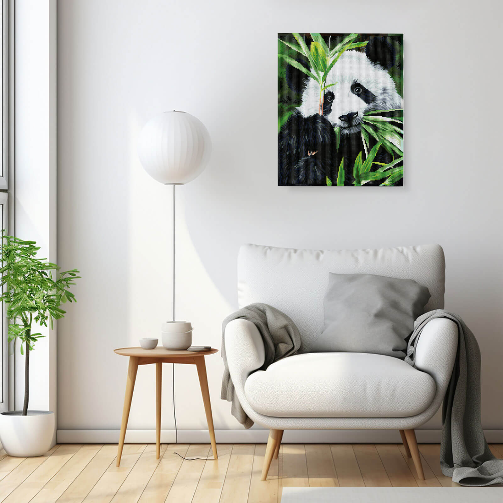 5D Diamond Painting 40x50 cm | Panda Idyll (LG353e) – Diamond painting | Varvikas.Shop