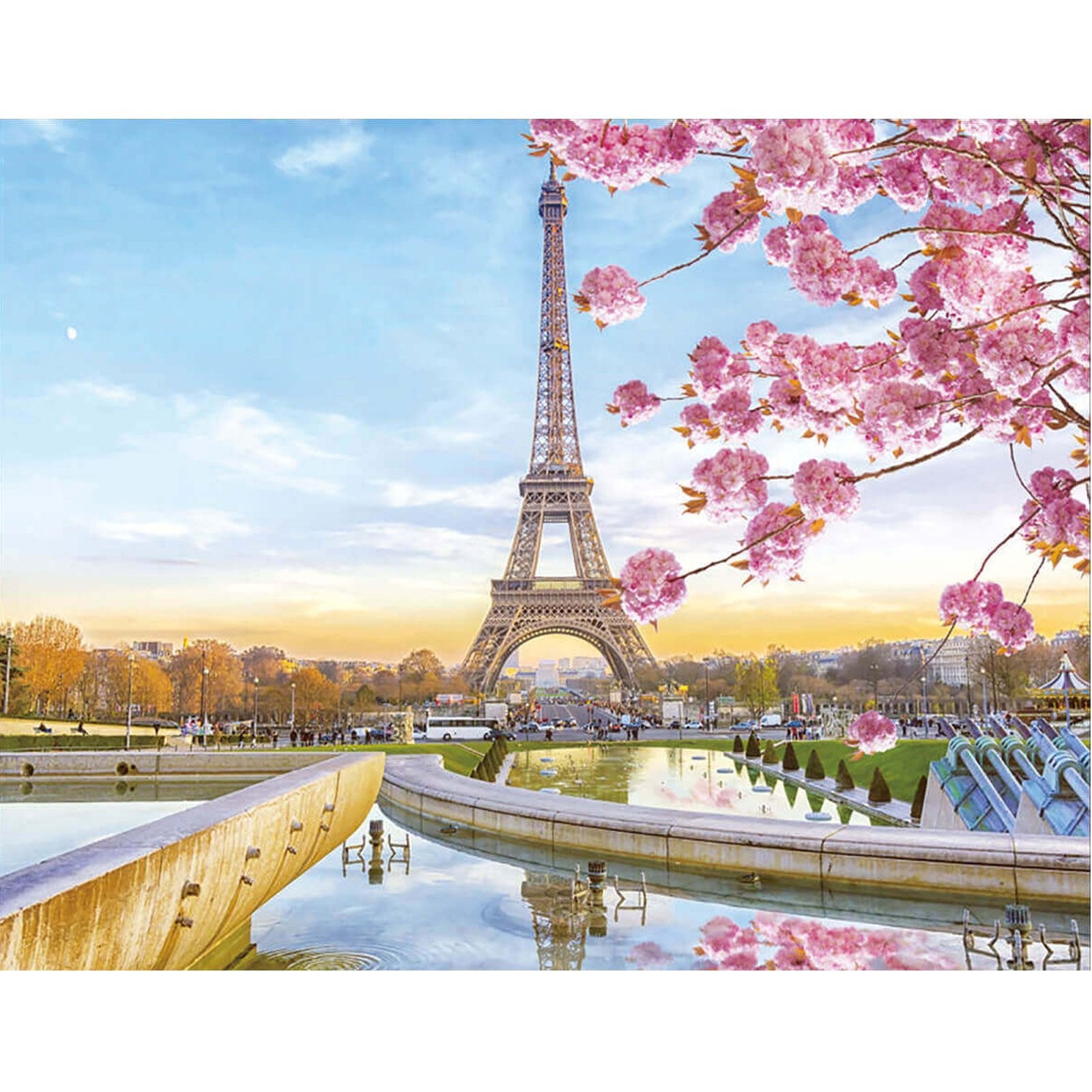 5D Diamond Painting 40x50 cm | Paris in Blossom (LG194e) – Diamond painting | Varvikas.Shop