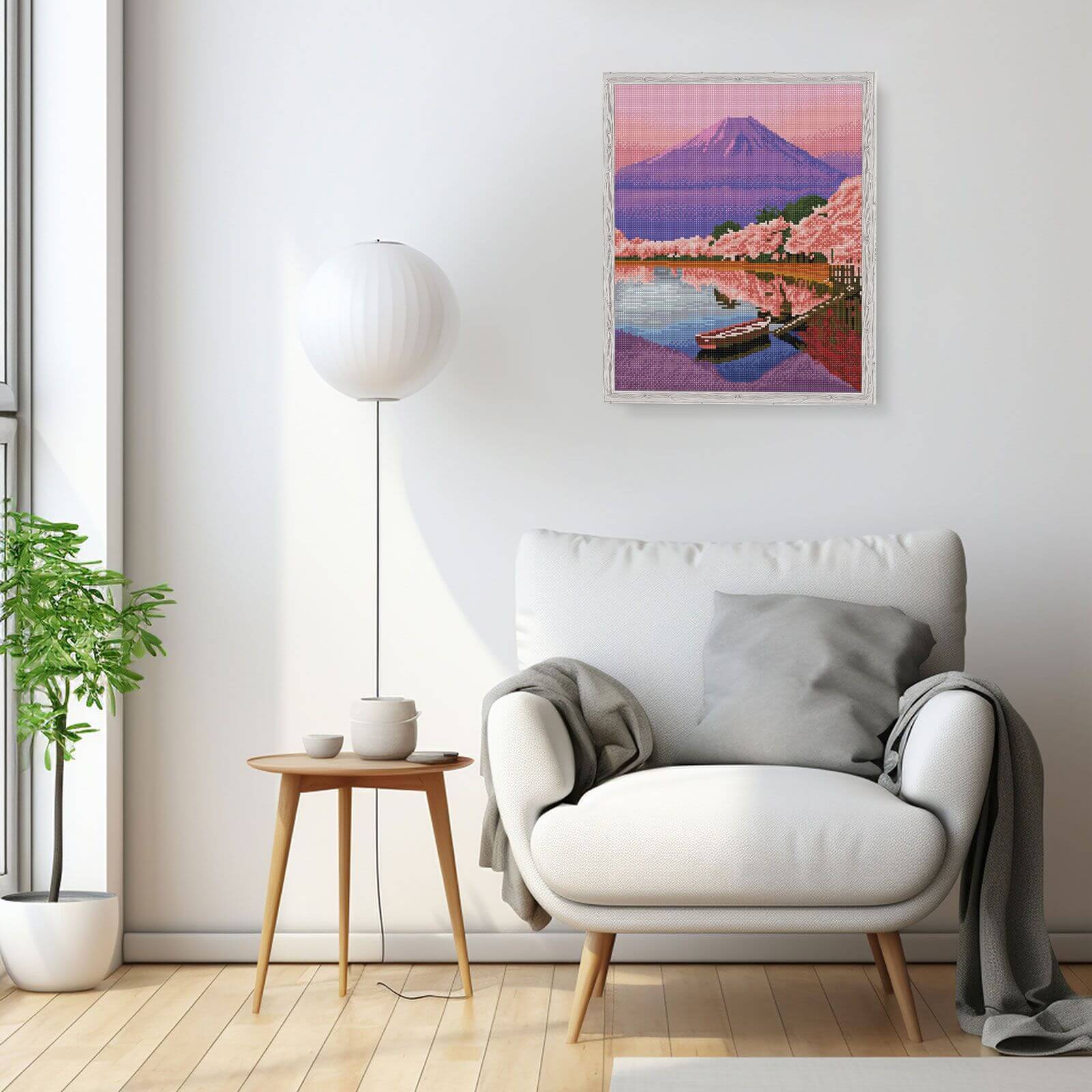 5D Diamond Painting 40x50 cm | Purple serenity (LG312e) – Diamond painting | Varvikas.Shop