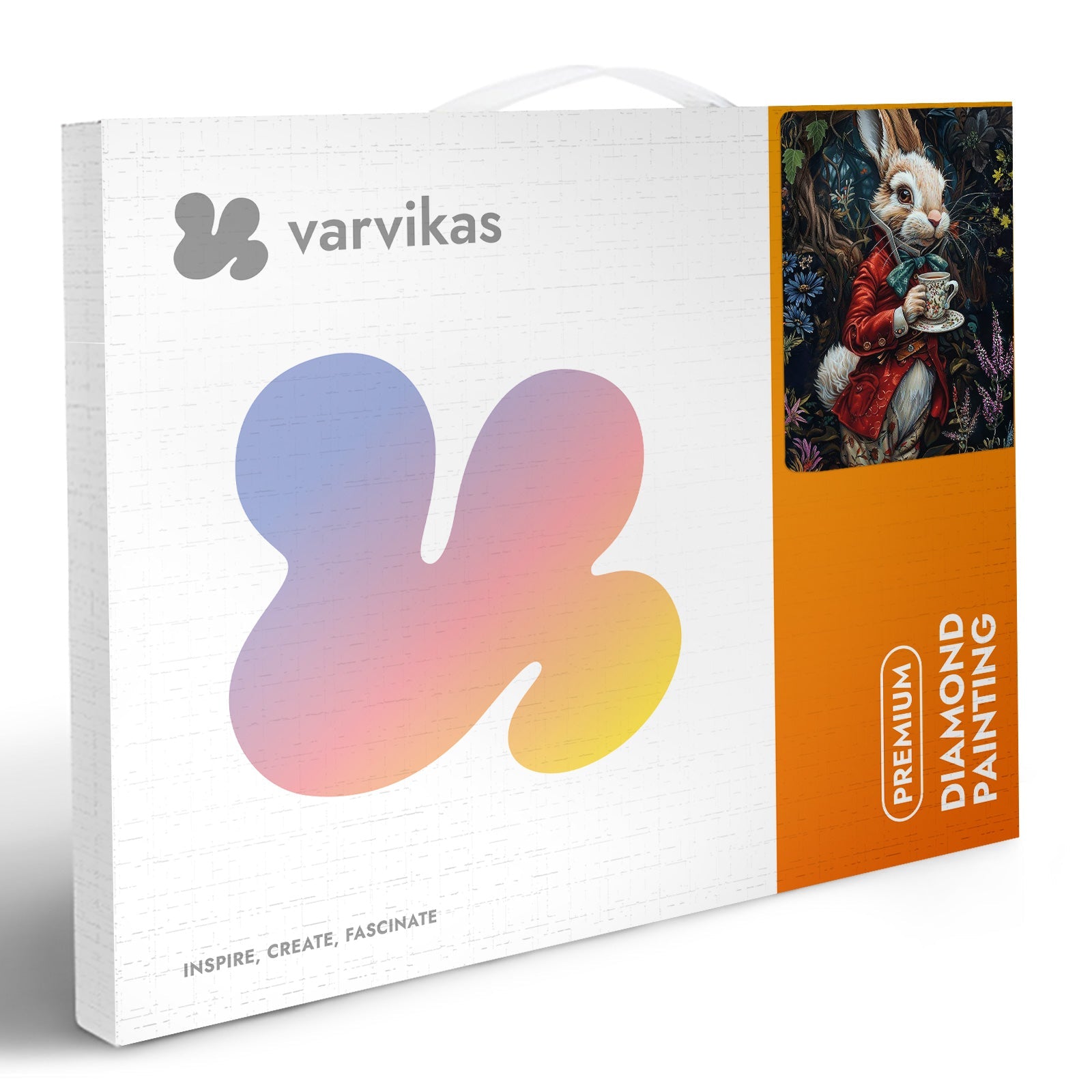 5D Diamond Painting 40x50 cm | Rabbit in Wonderland (LG374e) – Diamond painting | Varvikas.Shop