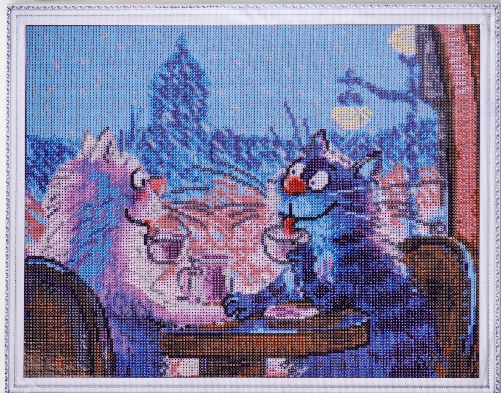 5D Diamond Painting 40x50 cm | Rendezvous (LG273e) – Diamond painting | Varvikas.Shop