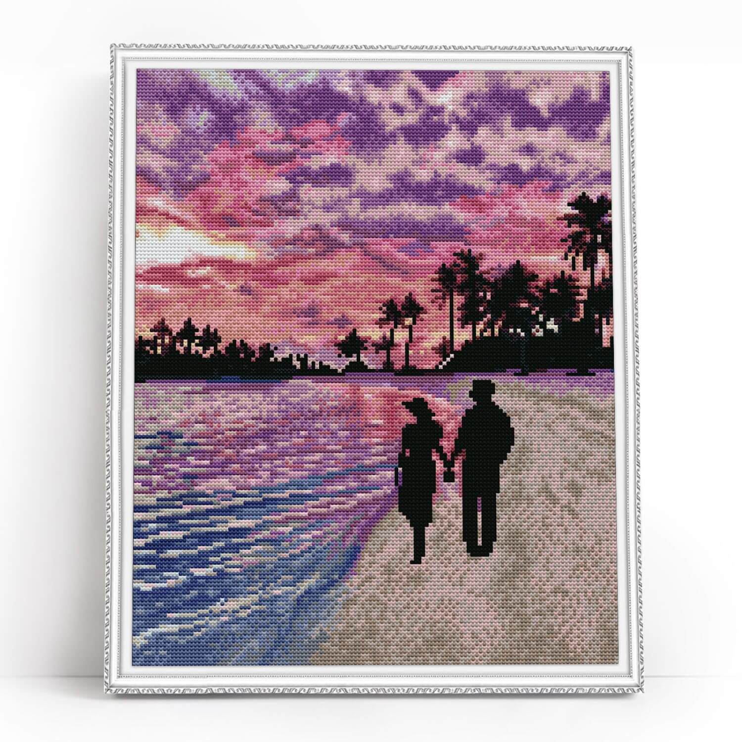 5D Diamond Painting 40x50 cm | Romantic walk (LG346e) – Diamond painting | Varvikas.Shop