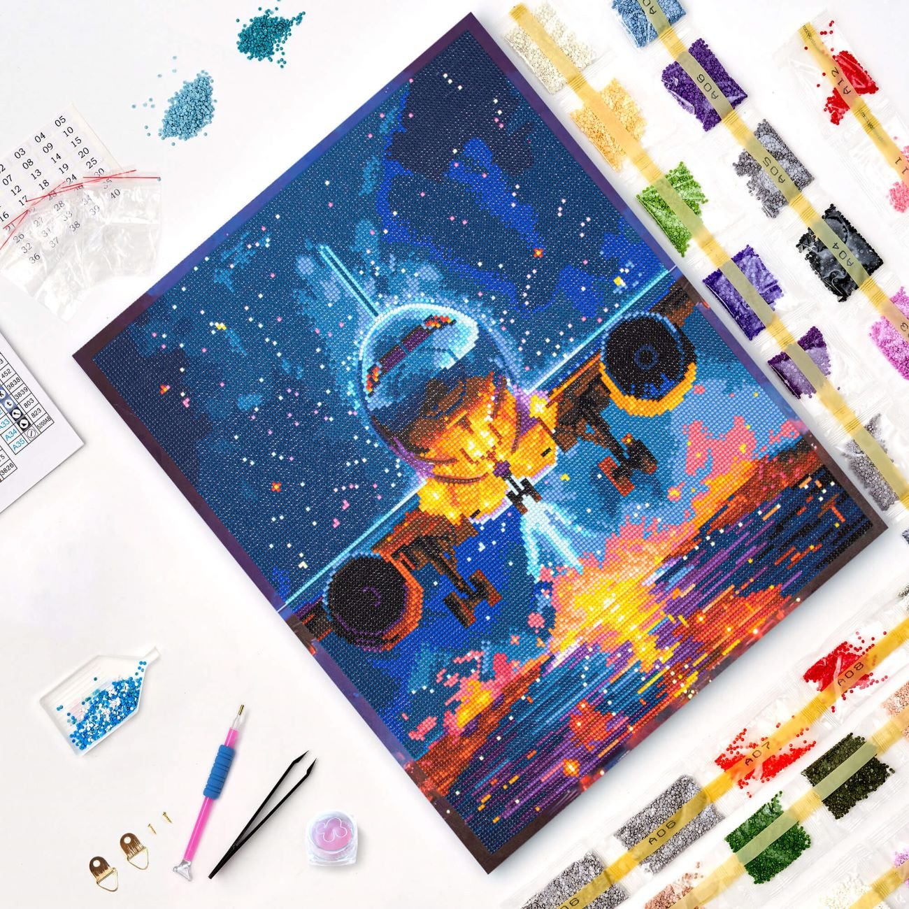 5D Diamond Painting 40x50 cm | Skyward Flight (LG369e) – Diamond painting | Varvikas.Shop