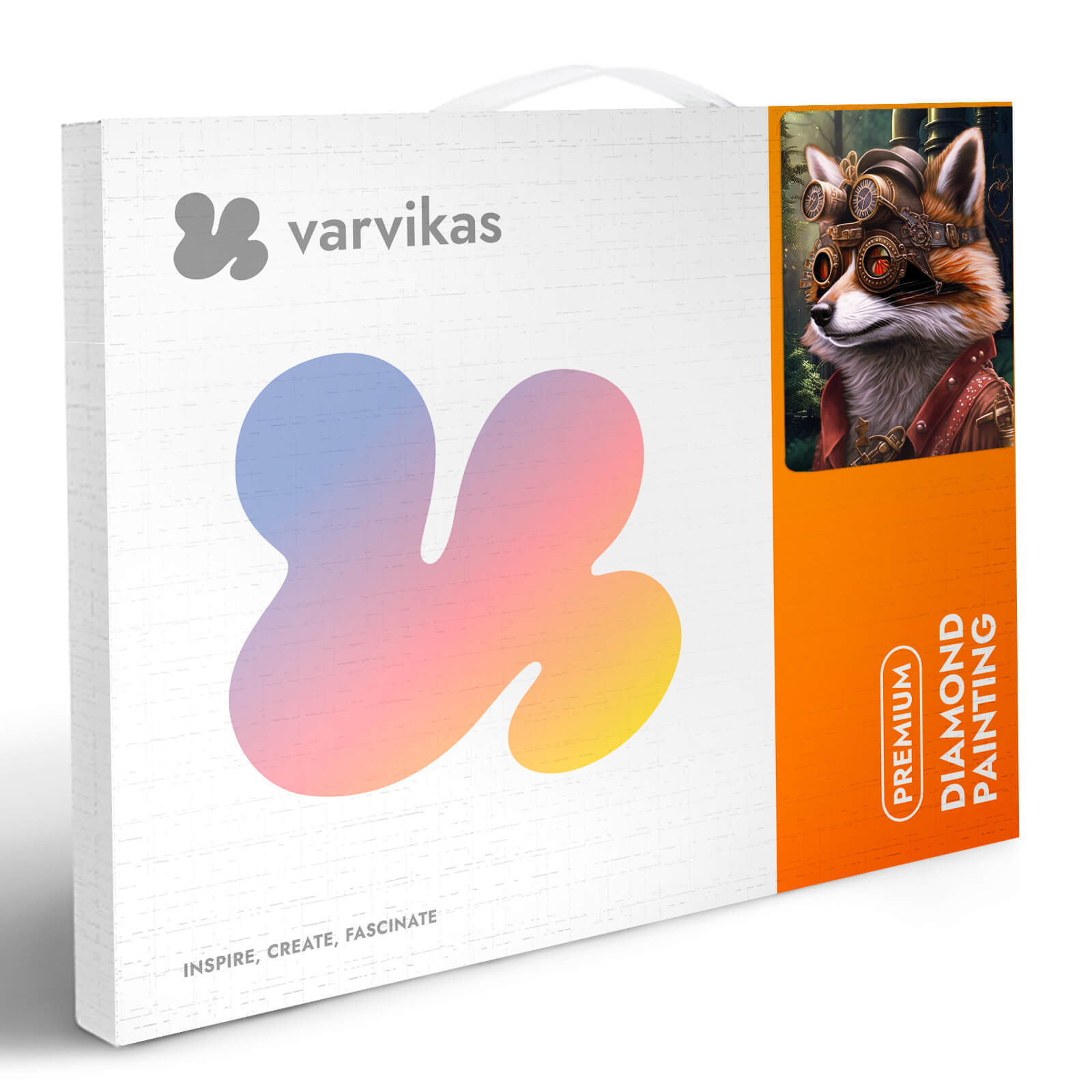 5D Diamond Painting 40x50 cm | Steampunk racoon (LG330e) – Diamond painting | Varvikas.Shop