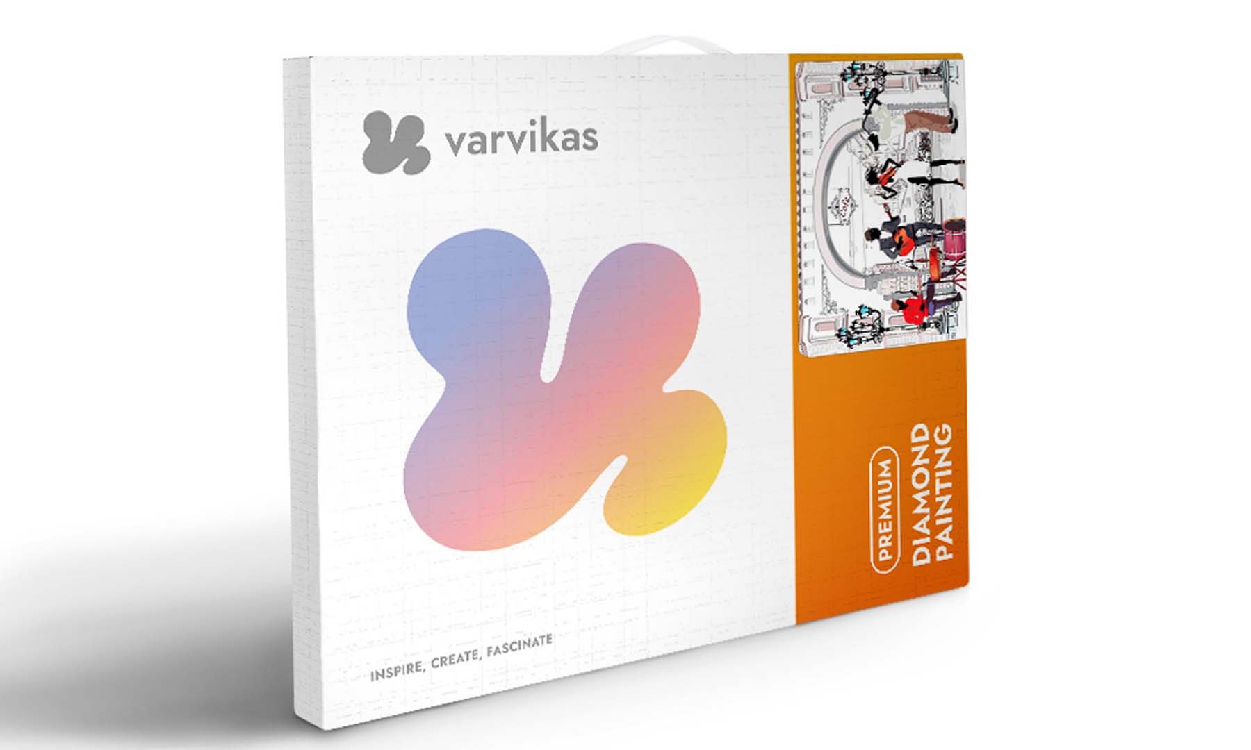 5D Diamond Painting 40x50 cm | Street Musicians (LG215e) – Diamond painting | Varvikas.Shop