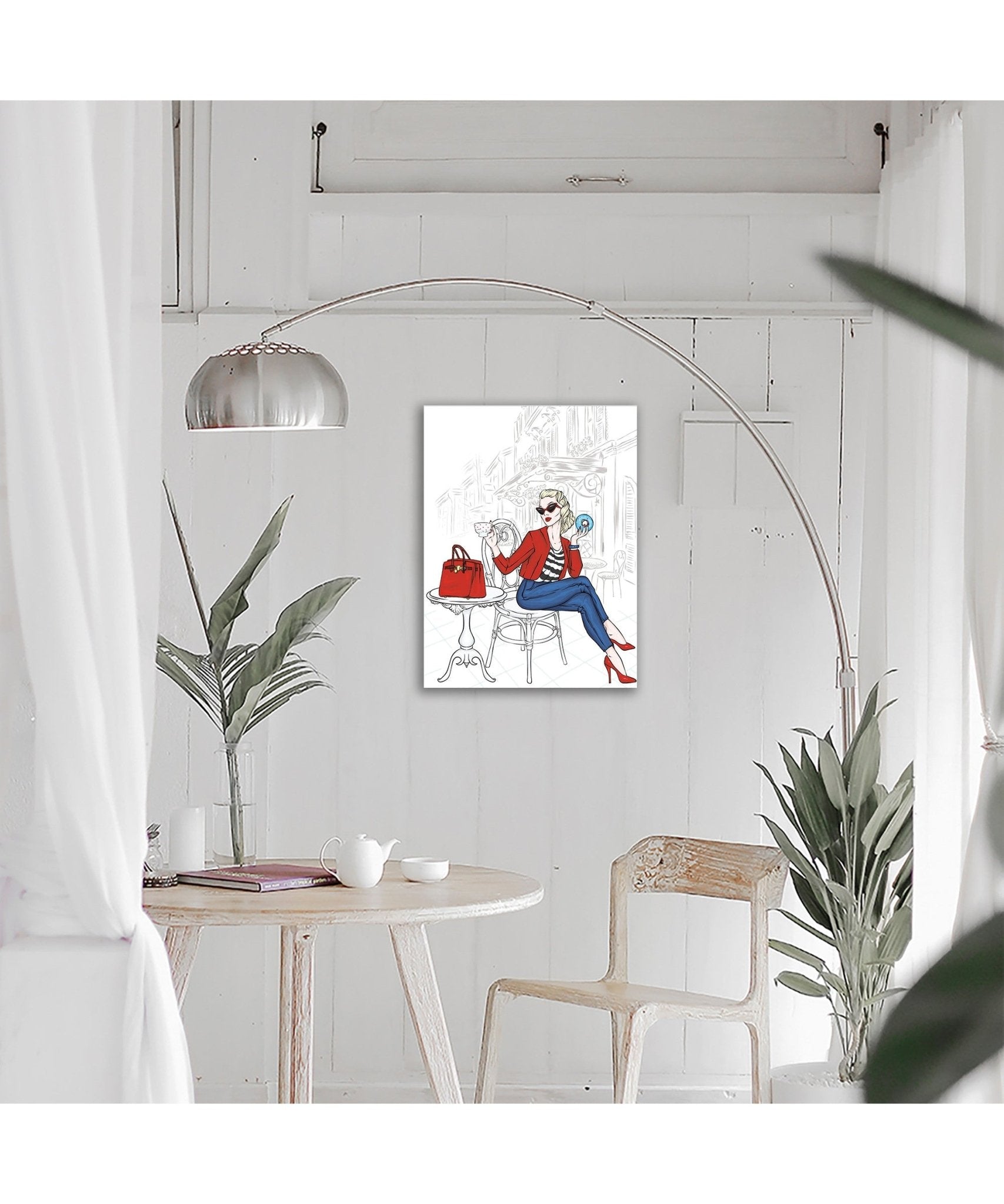 5D Diamond Painting 40x50 cm | Stylish girl (LG220e) – Diamond painting | Varvikas.Shop